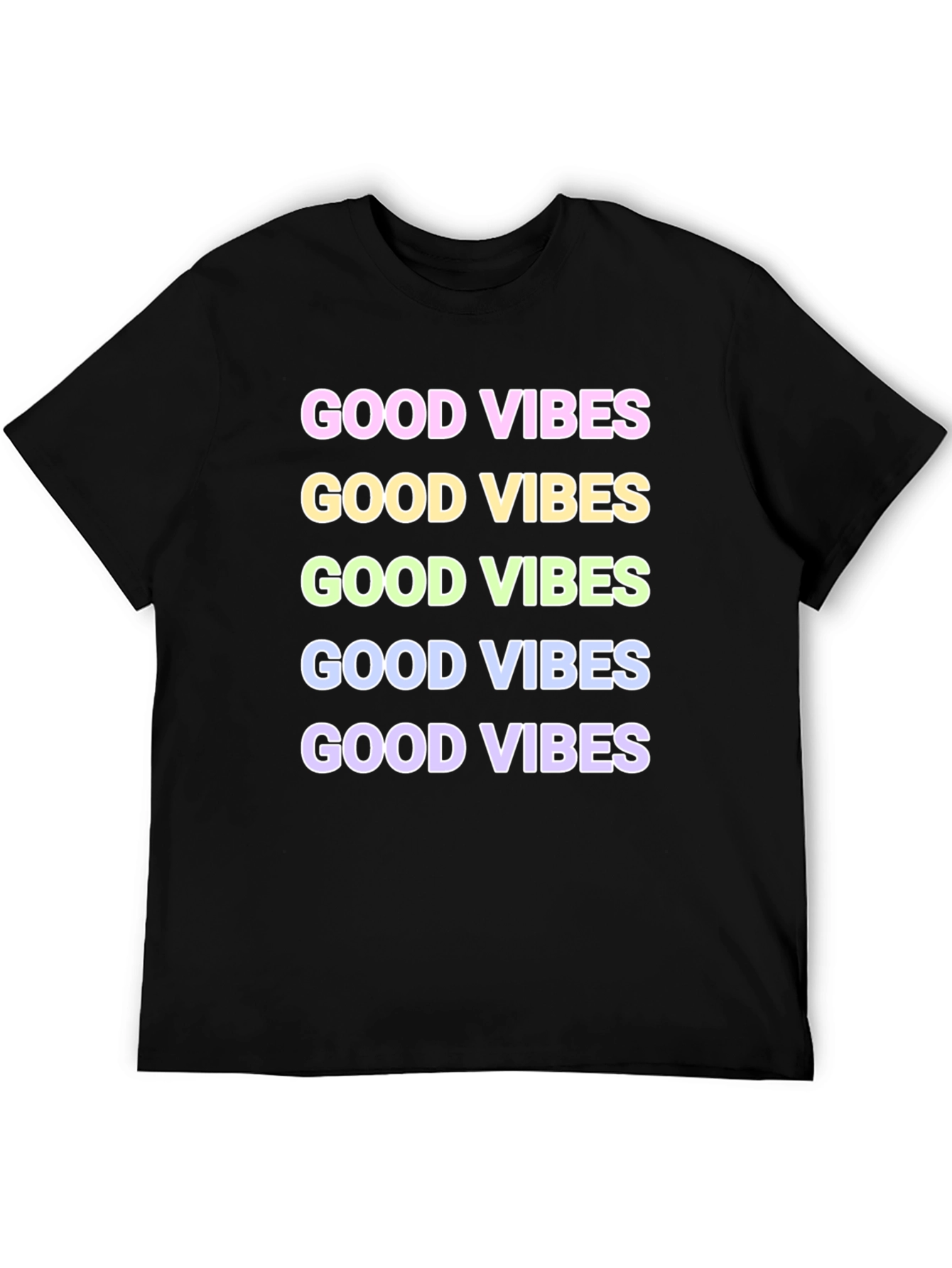 Good Vibes Graphic T-Shirt - Black