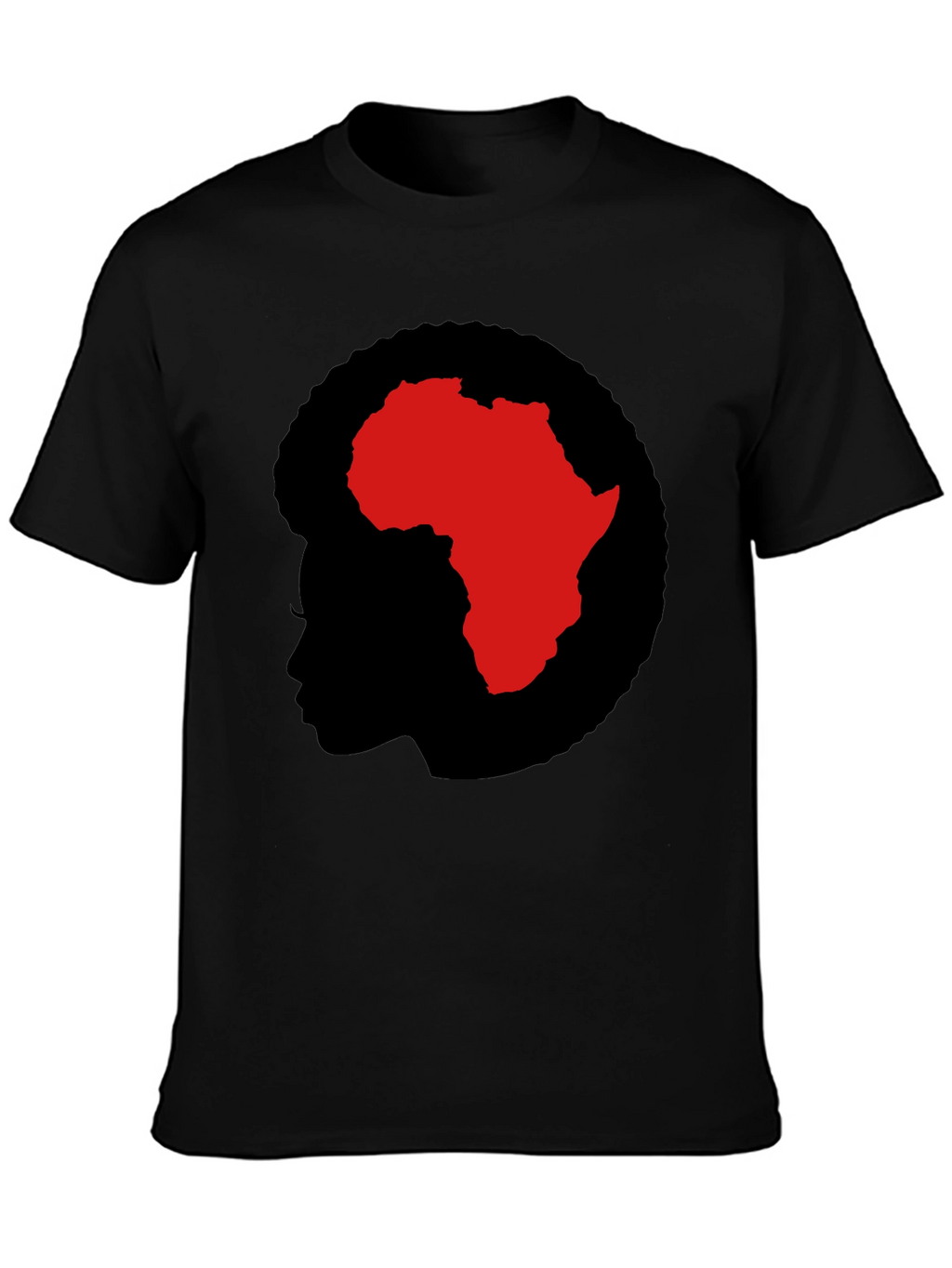 Africa Silhouette Graphic Tee - Black