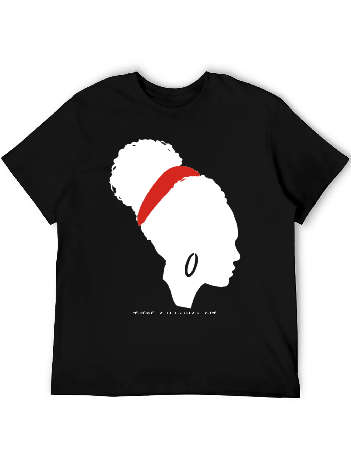 Silhouette Afro Black T-Shirt