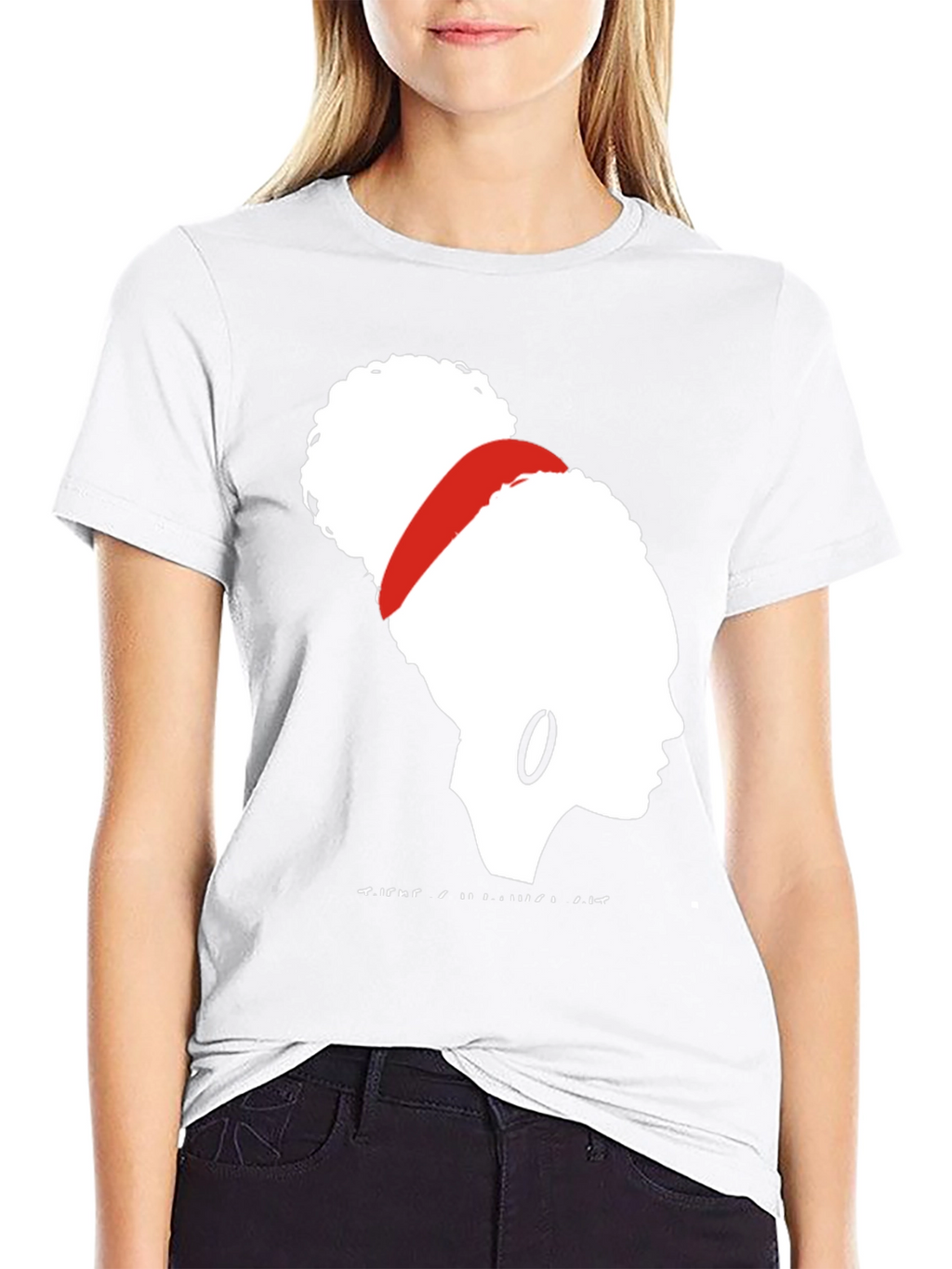 Silhouette Afro Black T-Shirt