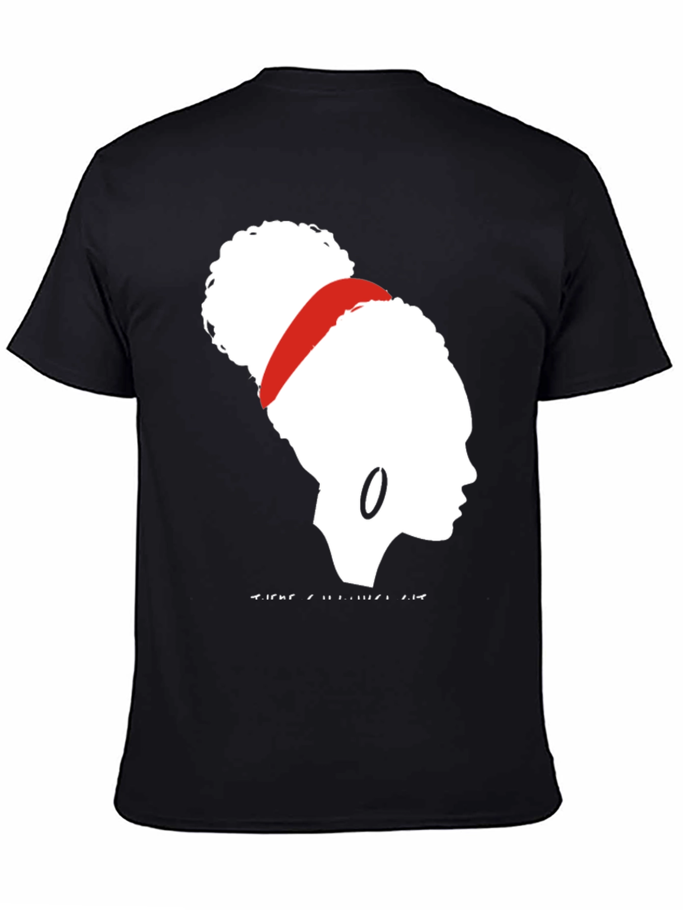 Silhouette Afro Black T-Shirt