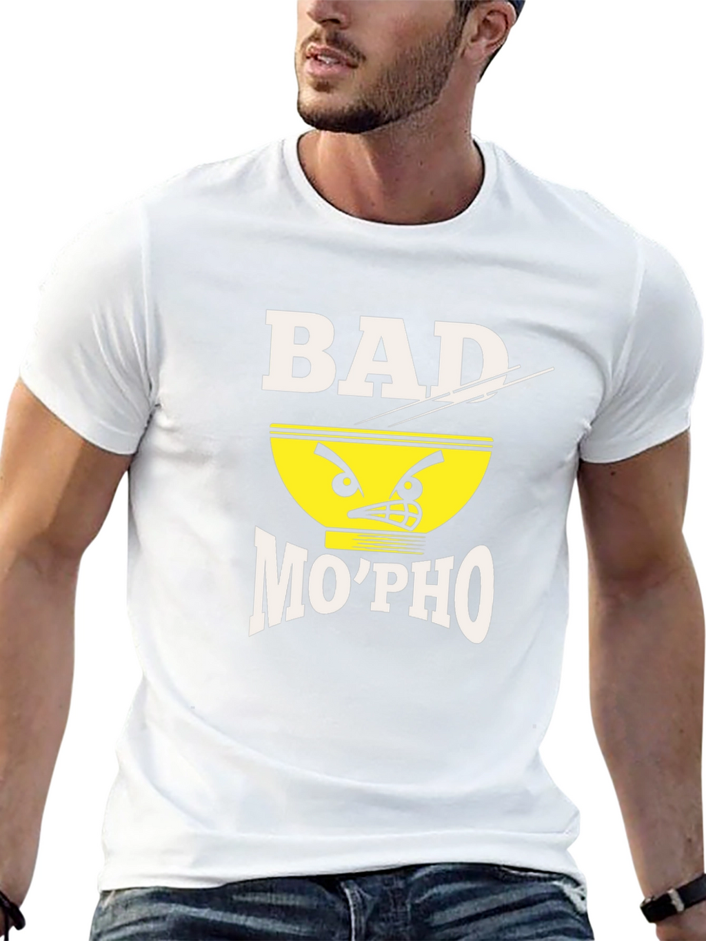 Bad MoPho T-Shirt - Novelty Food Pun Tee