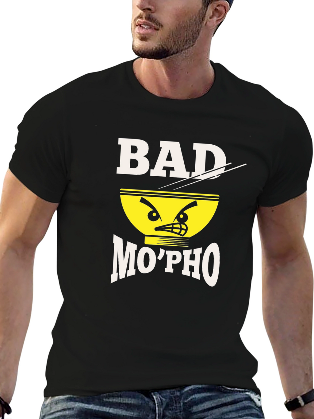 Bad MoPho T-Shirt - Novelty Food Pun Tee