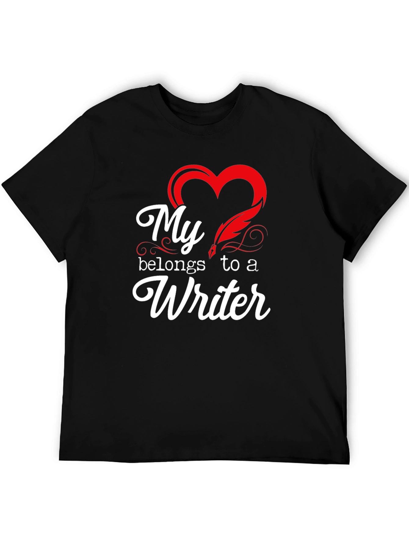 My Heart Belongs to a Writer T-Shirt