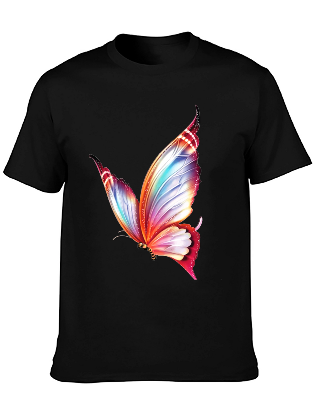 Butterfly Graphic Black T-Shirt | Stylish Mens Tee