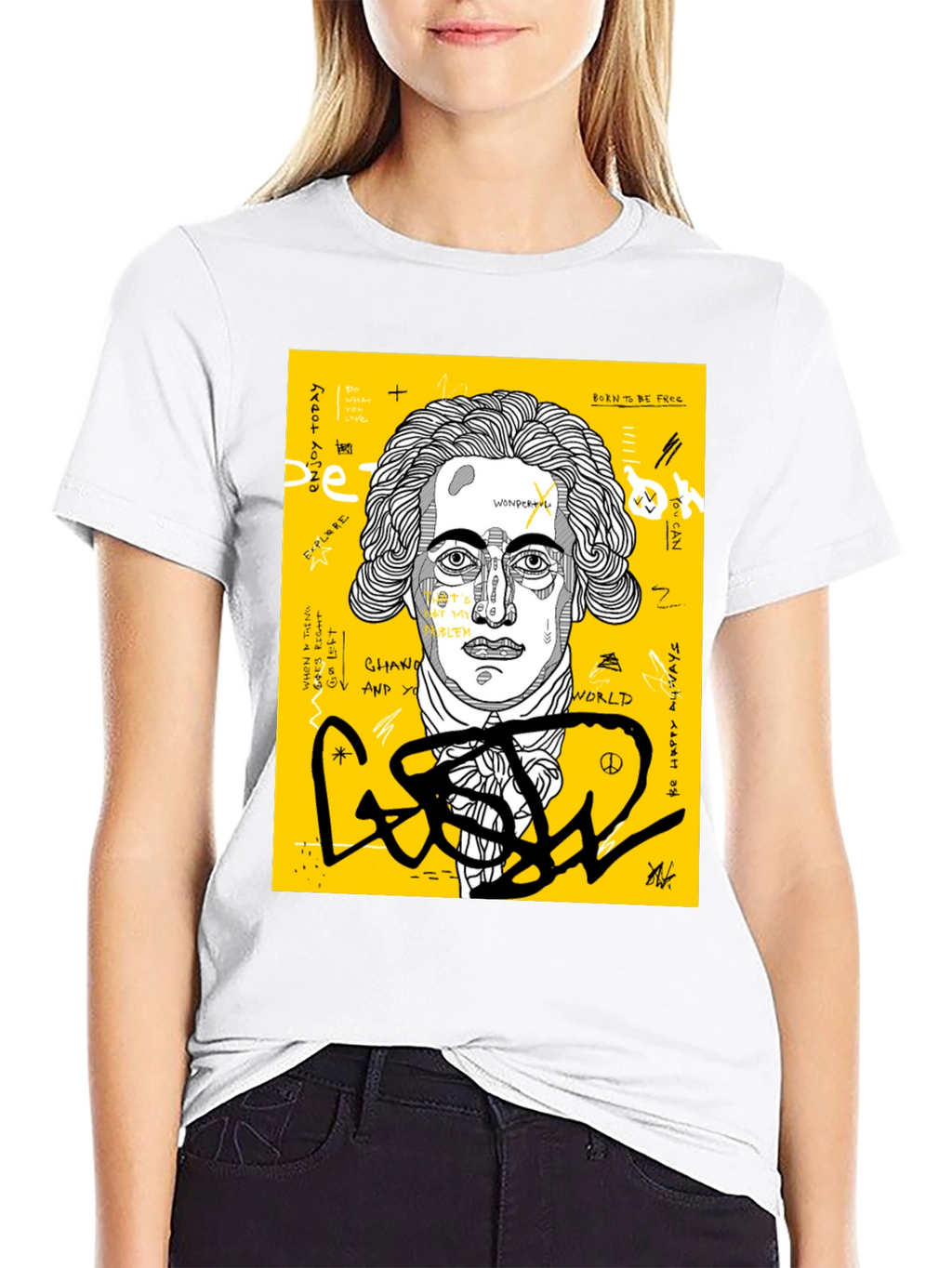 Abstract Art T-Shirt - Unique Graphic Tee