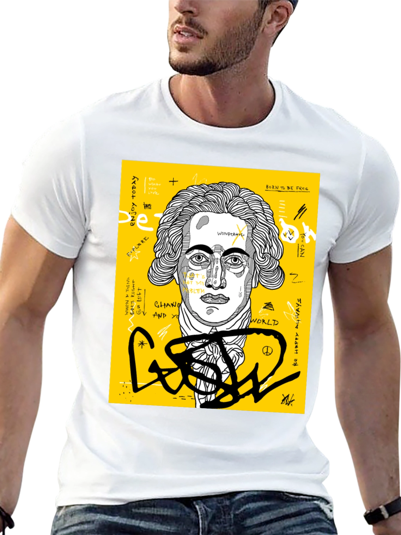 Abstract Art T-Shirt - Unique Graphic Tee