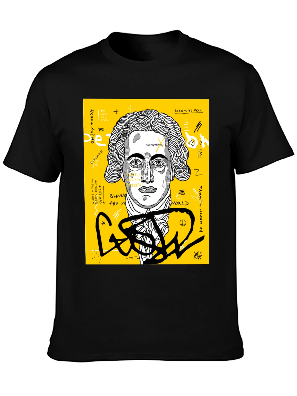 Abstract Art T-Shirt - Unique Graphic Tee
