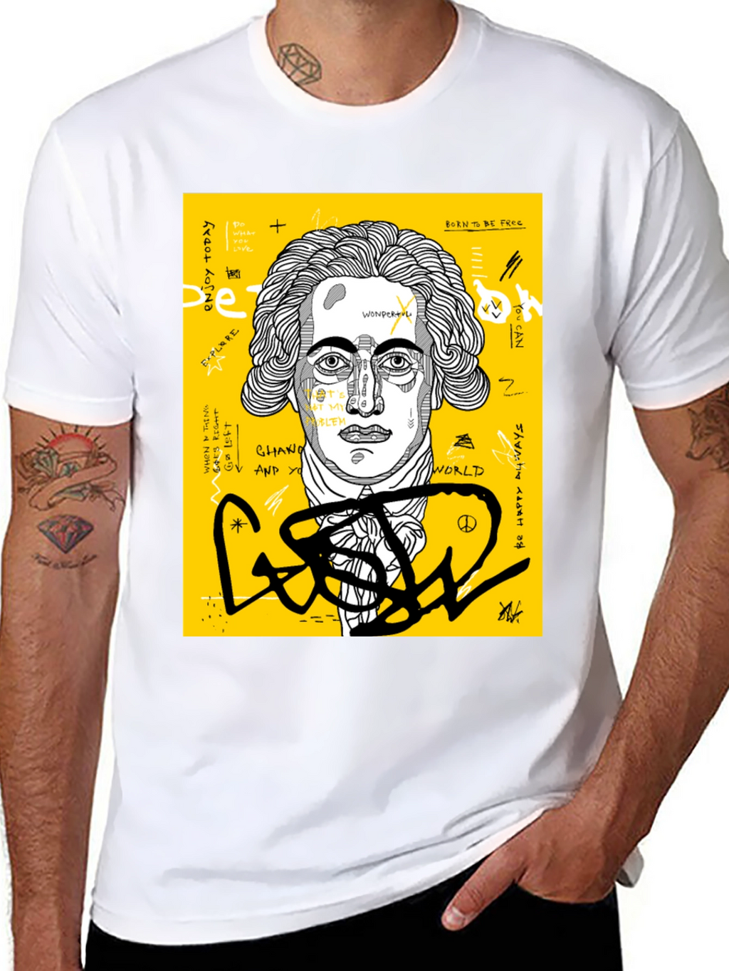 Abstract Art T-Shirt - Unique Graphic Tee