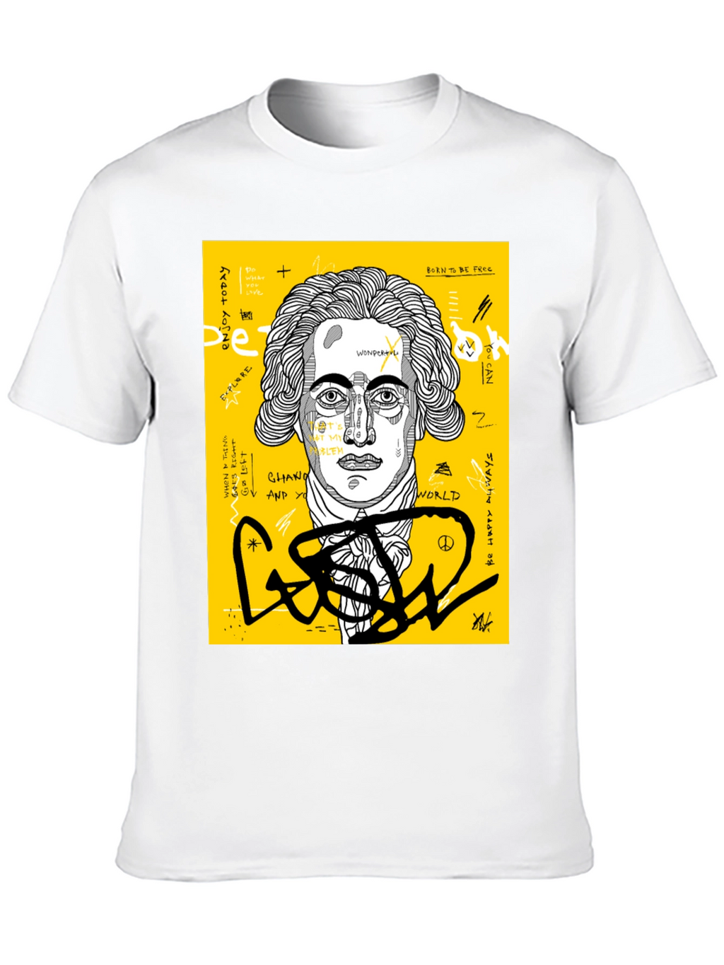 Abstract Art T-Shirt - Unique Graphic Tee