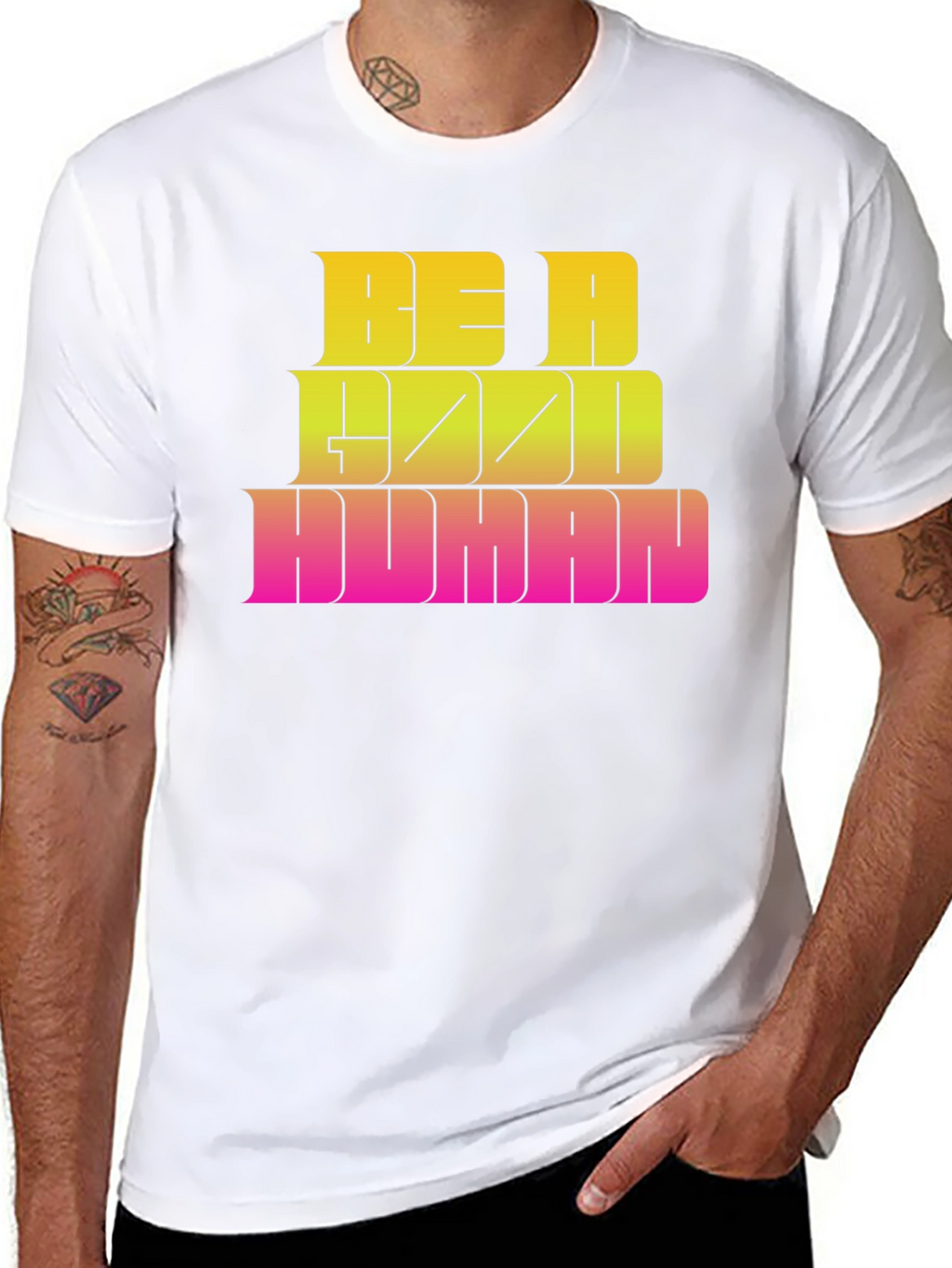 Be A Good Human Graphic Tee