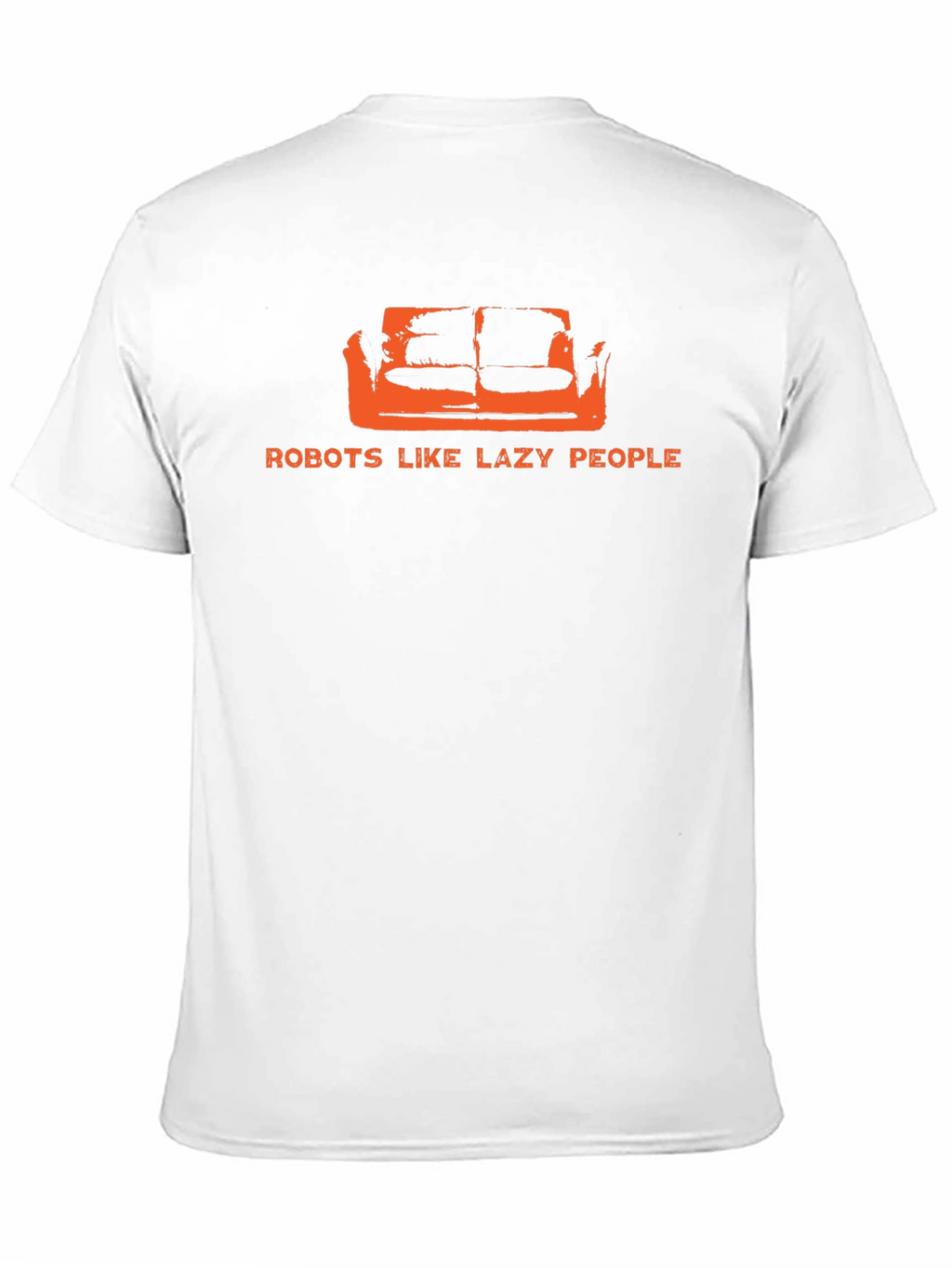 Robots Like Lazy People Graphic Tee