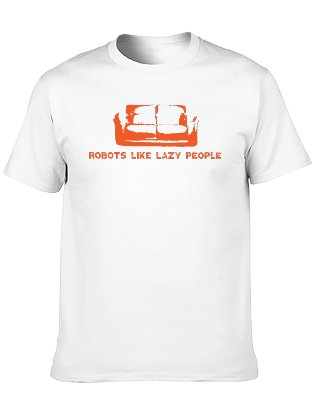 Robots Like Lazy People Graphic Tee