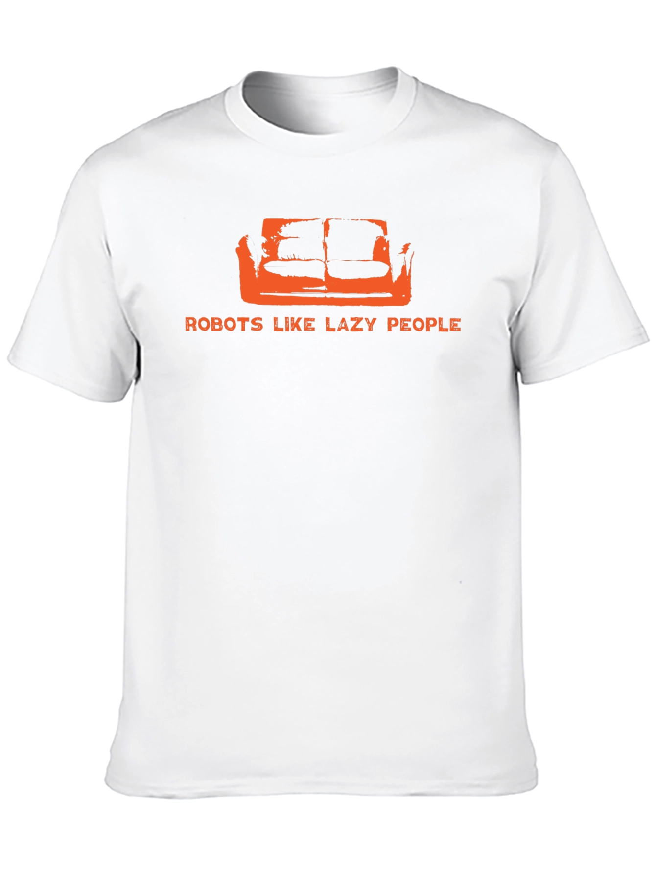 Robots Like Lazy People Graphic Tee