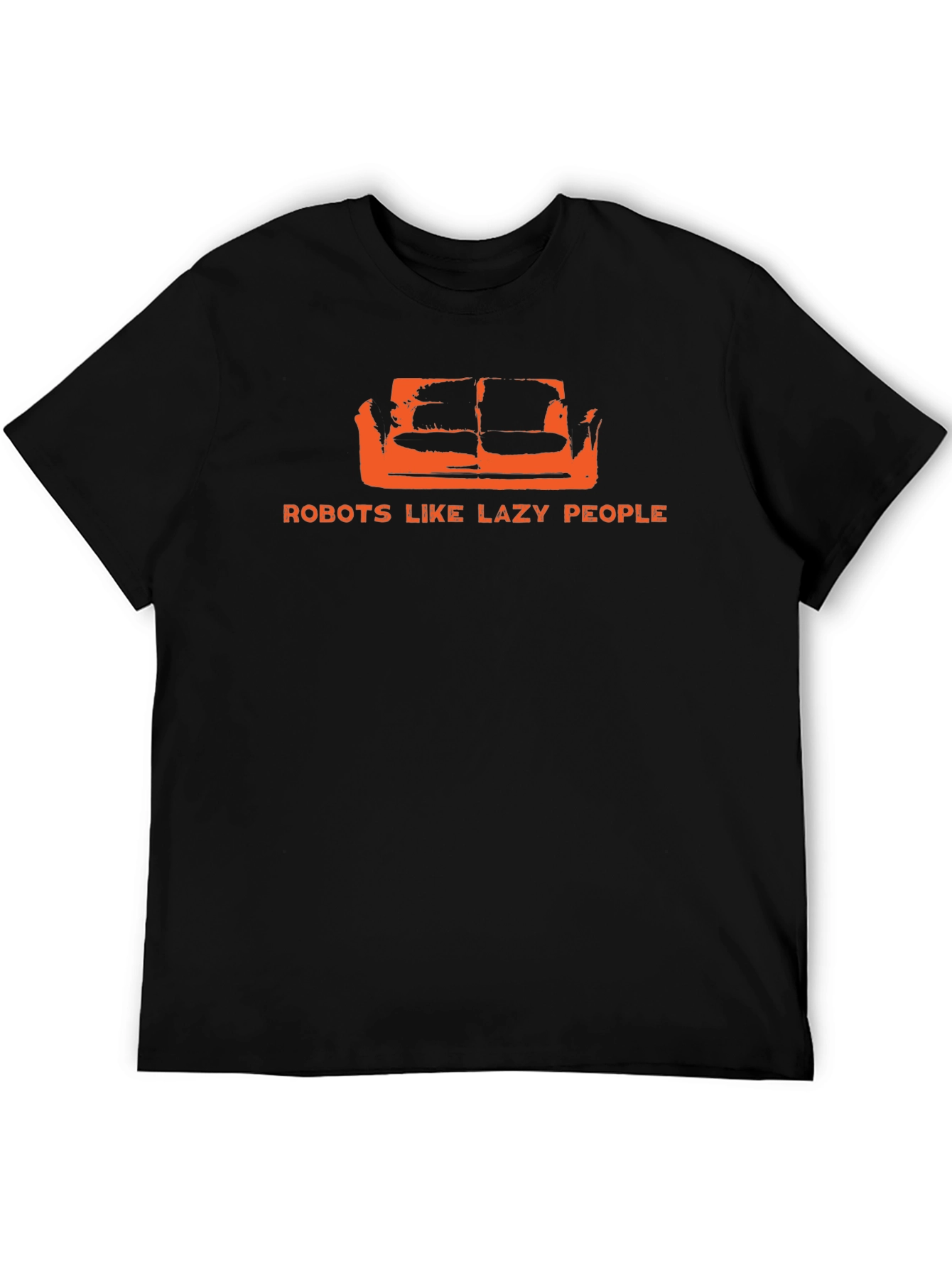 Robots Like Lazy People Graphic Tee