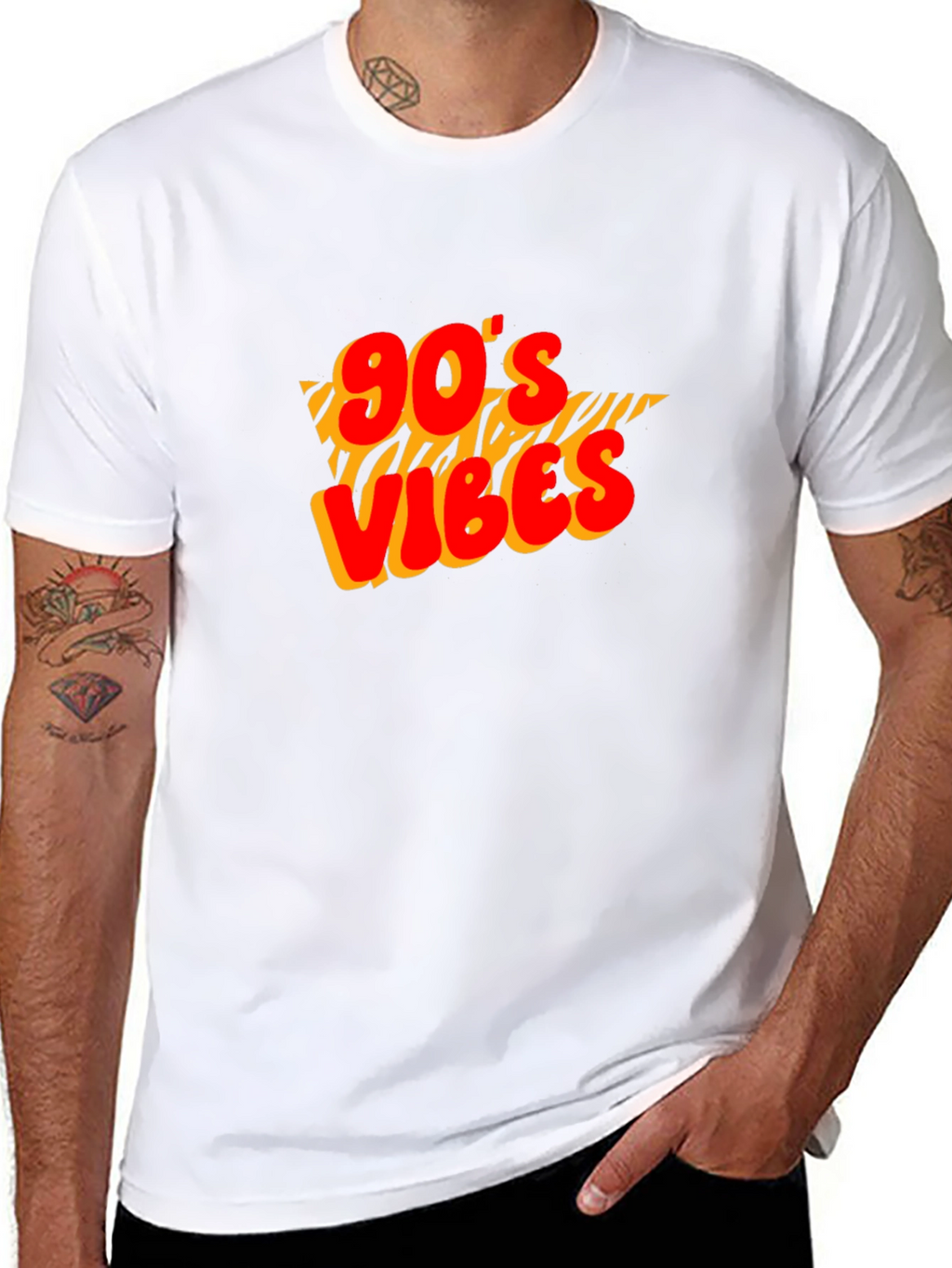 90s Vibes Graphic Tee - Retro Style