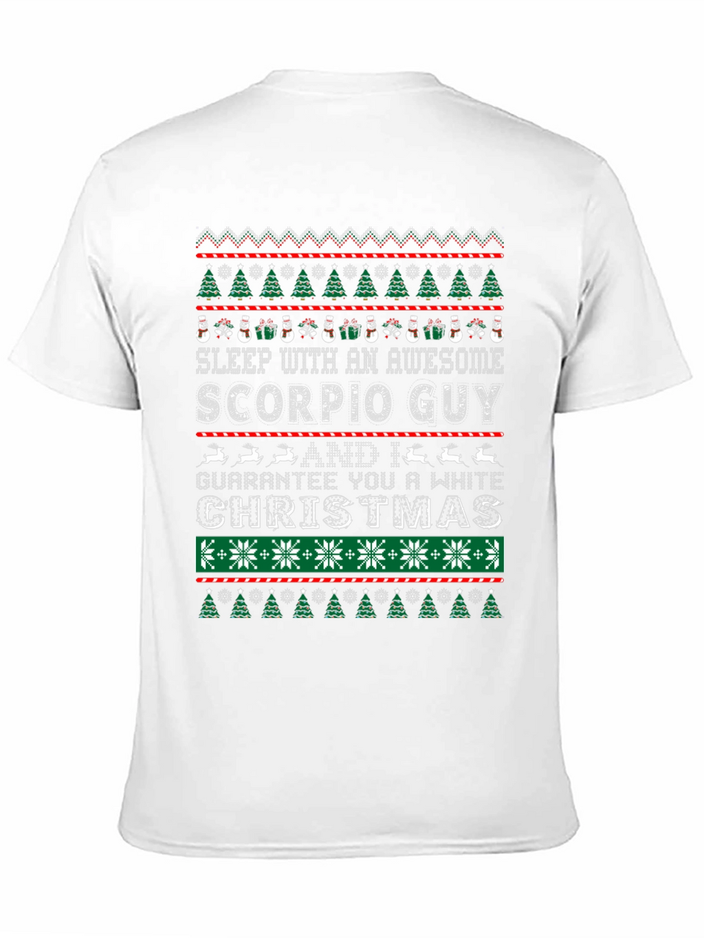 Awesome Scorpio Guy Christmas T-Shirt