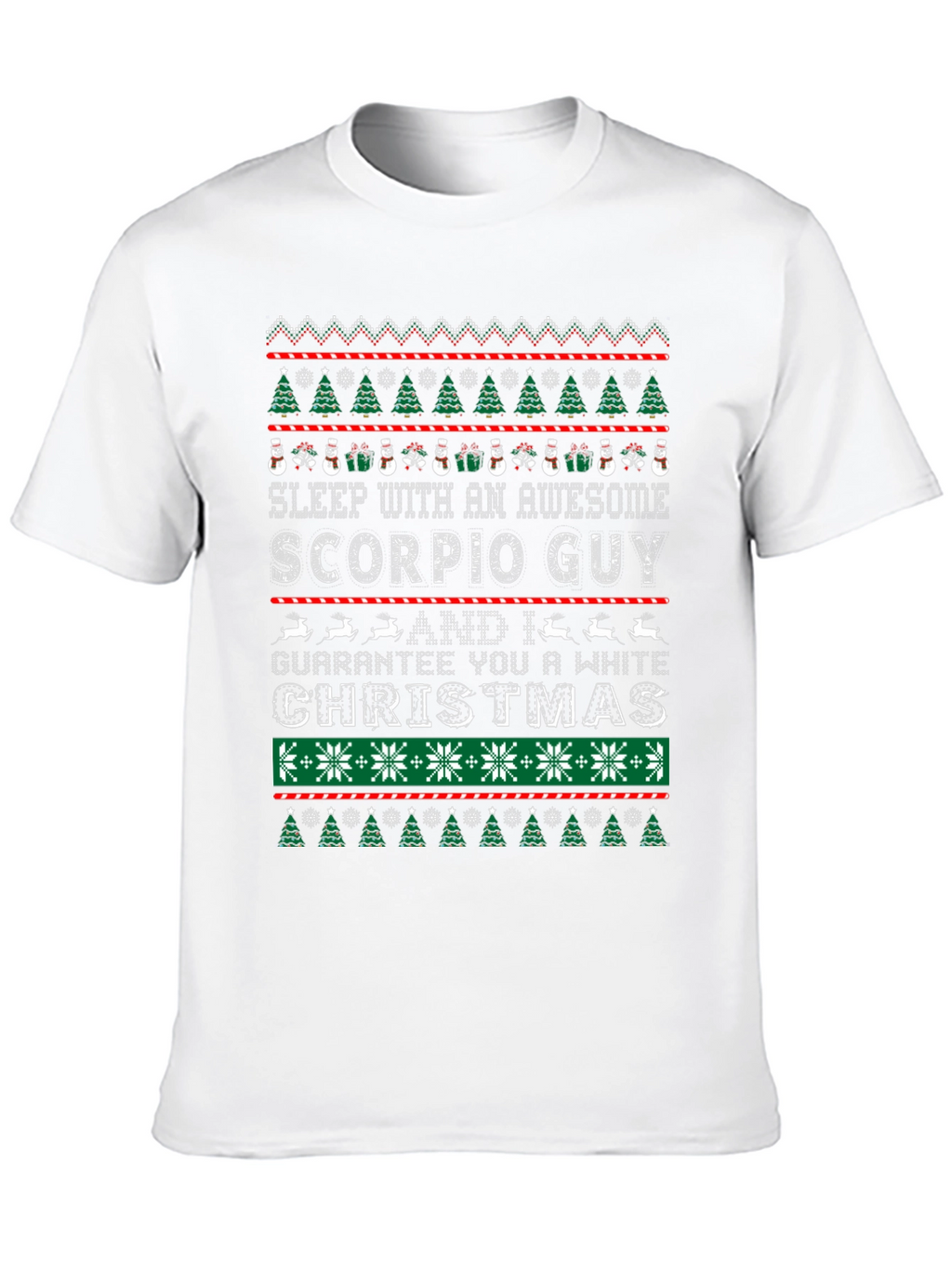 Awesome Scorpio Guy Christmas T-Shirt