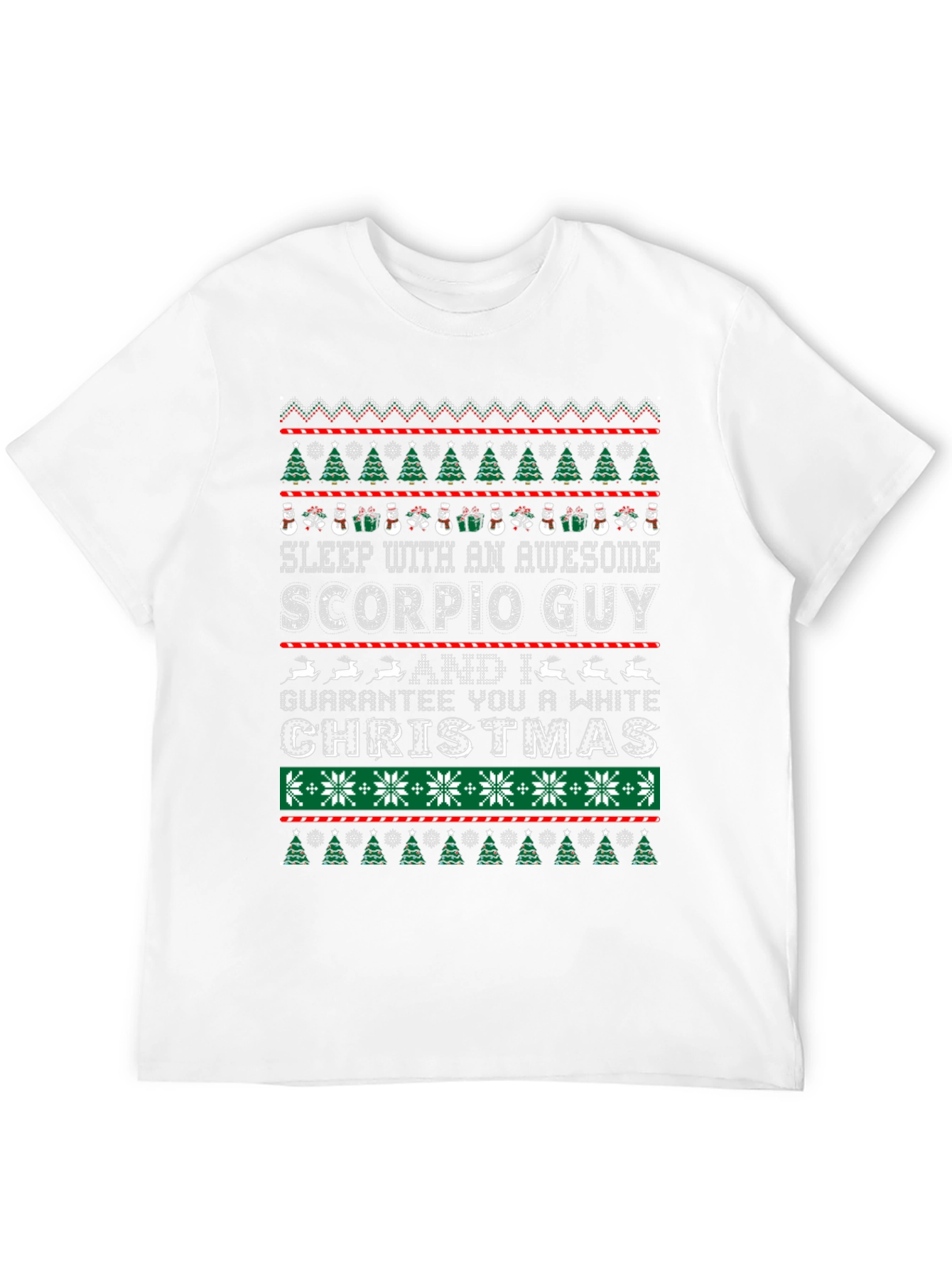 Awesome Scorpio Guy Christmas T-Shirt