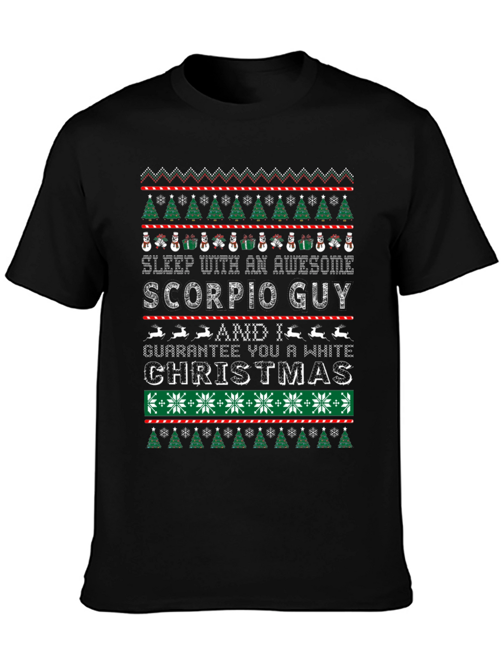 Awesome Scorpio Guy Christmas T-Shirt