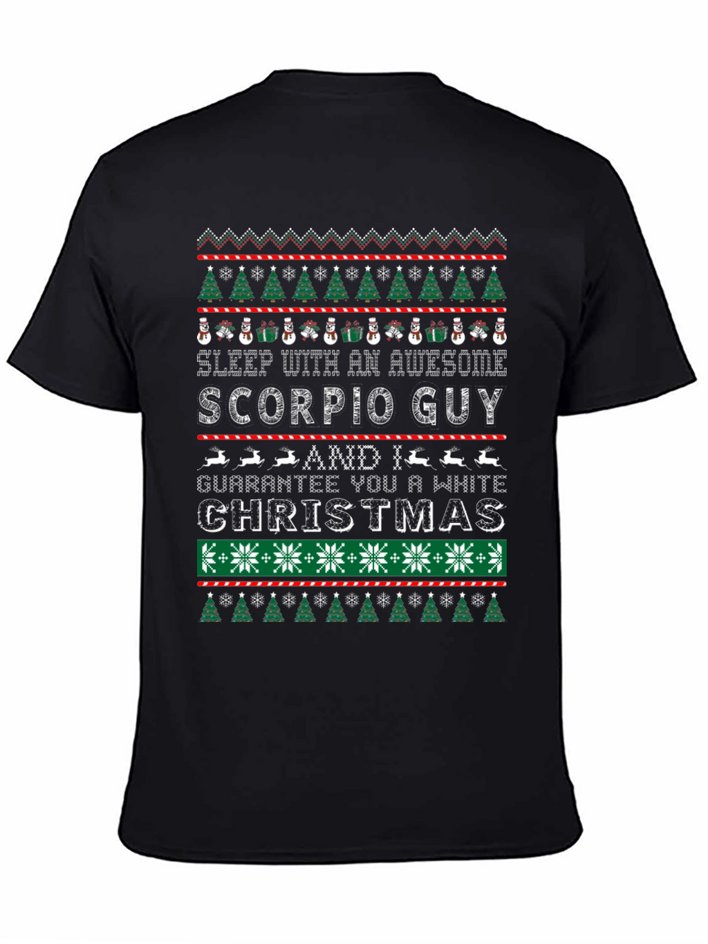Awesome Scorpio Guy Christmas T-Shirt