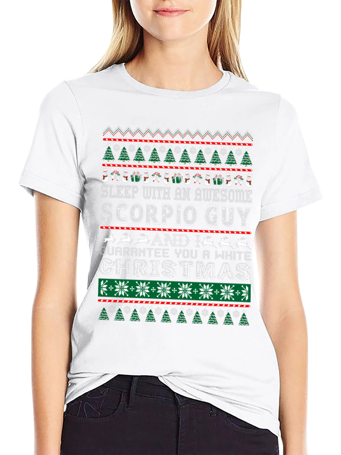 Awesome Scorpio Guy Christmas T-Shirt