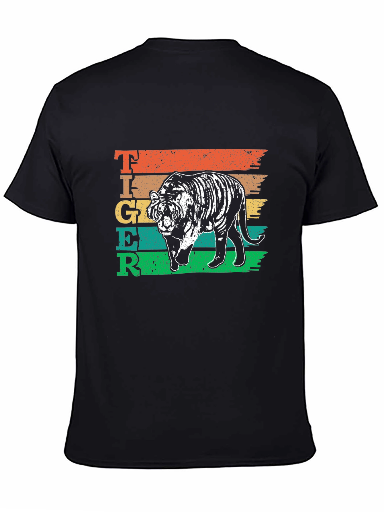 Vintage Style Tiger Graphic T-Shirt