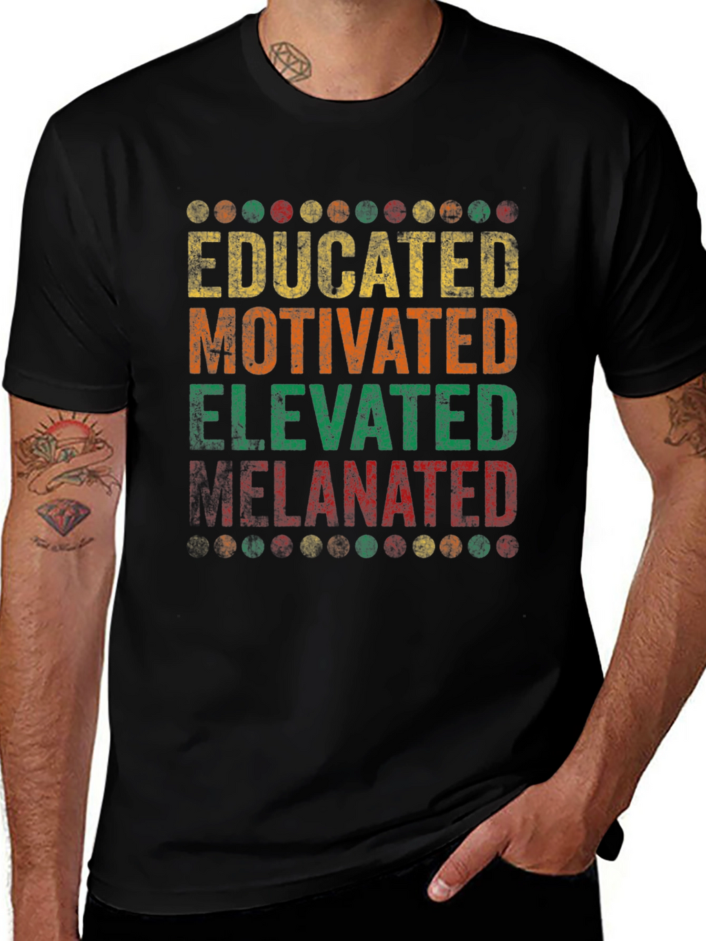 Educated Motivated Elevated Melanated T-Shirt