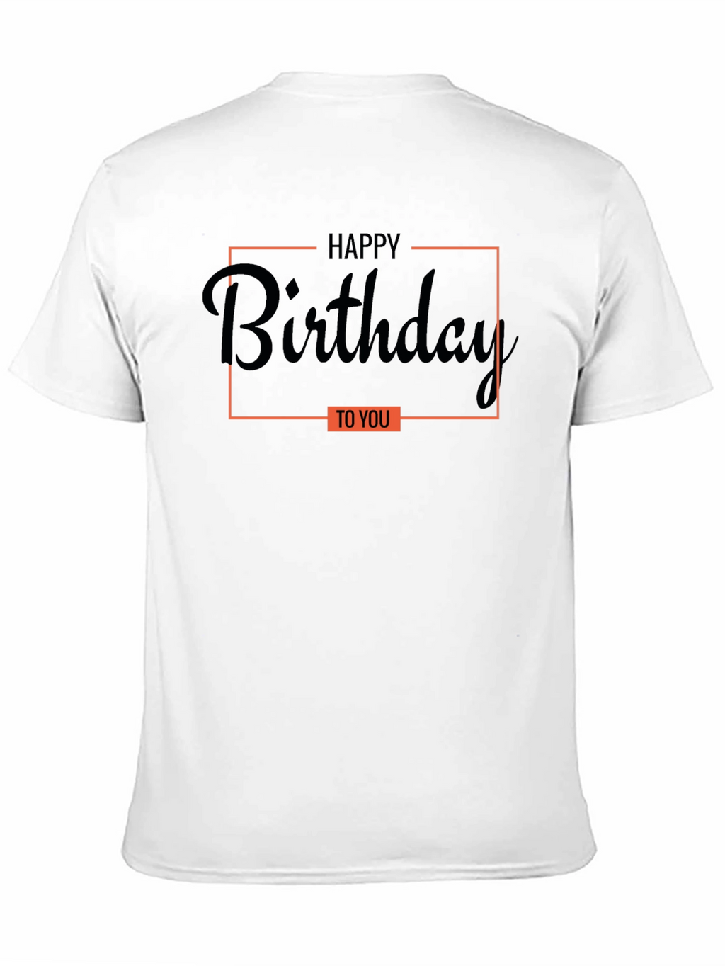Happy Birthday Graphic Tee - Black