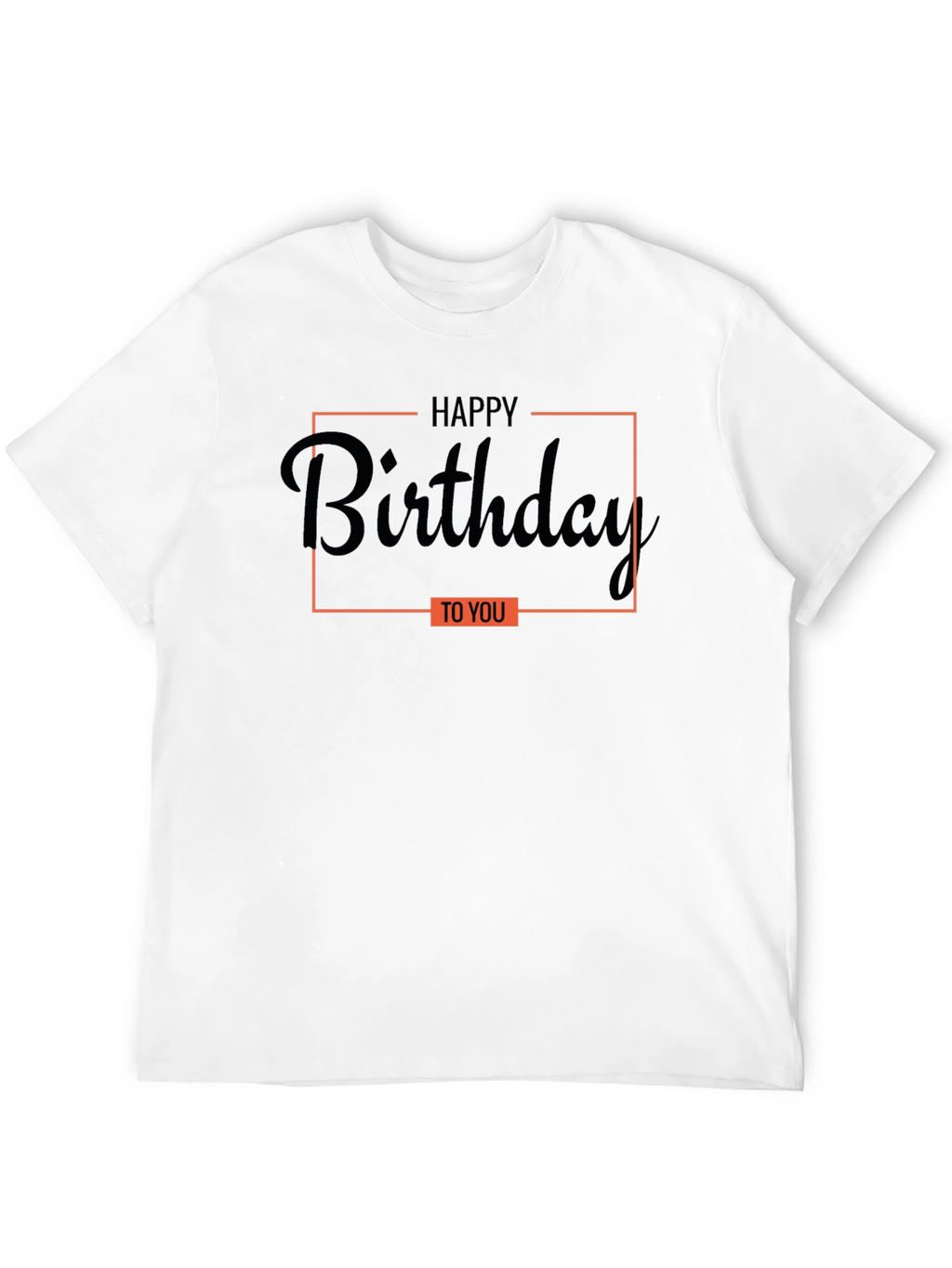 Happy Birthday Graphic Tee - Black