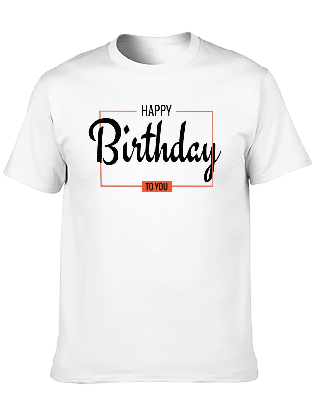 Happy Birthday Graphic Tee - Black