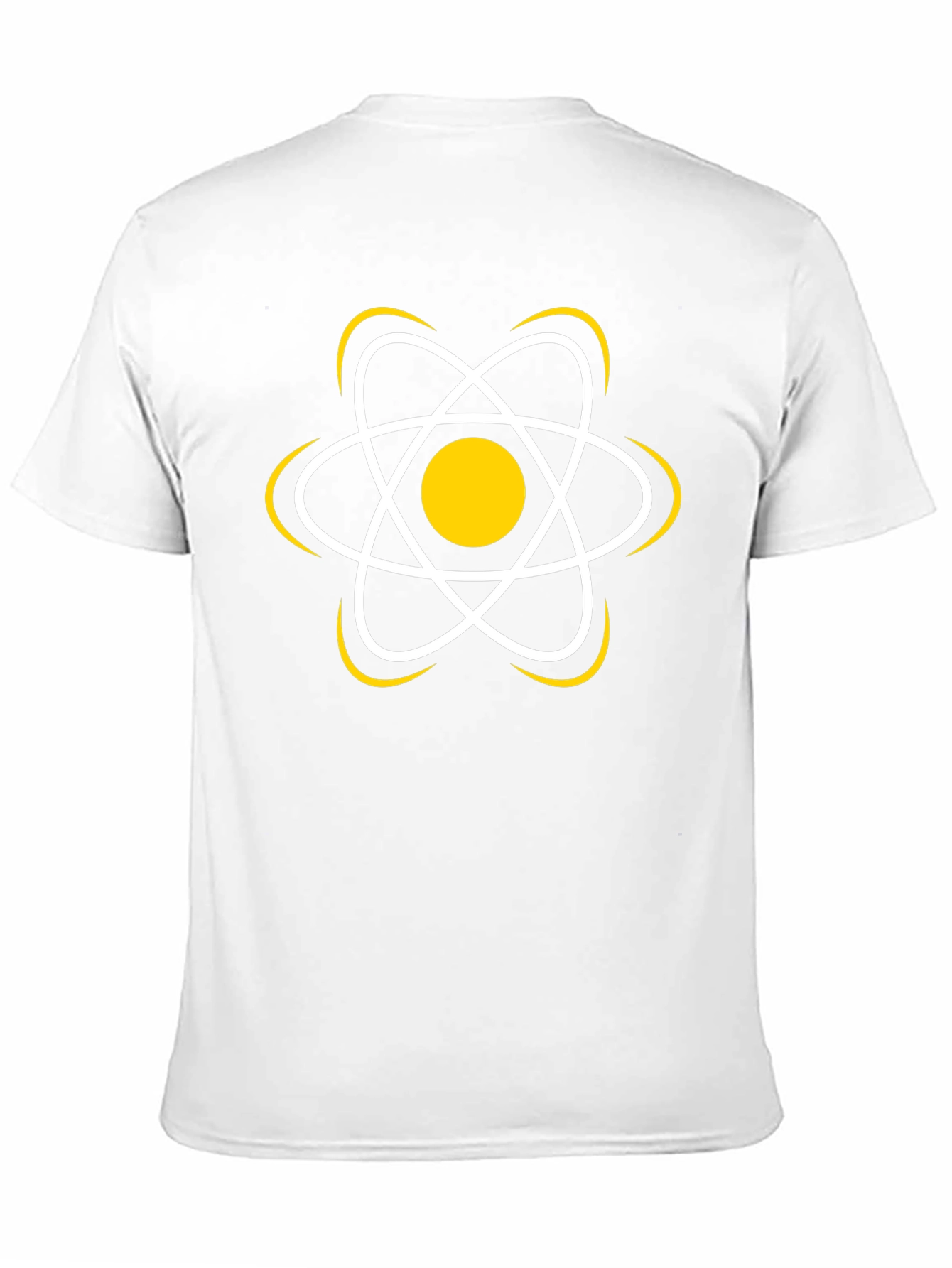 Science Atom Graphic T-Shirt - Black