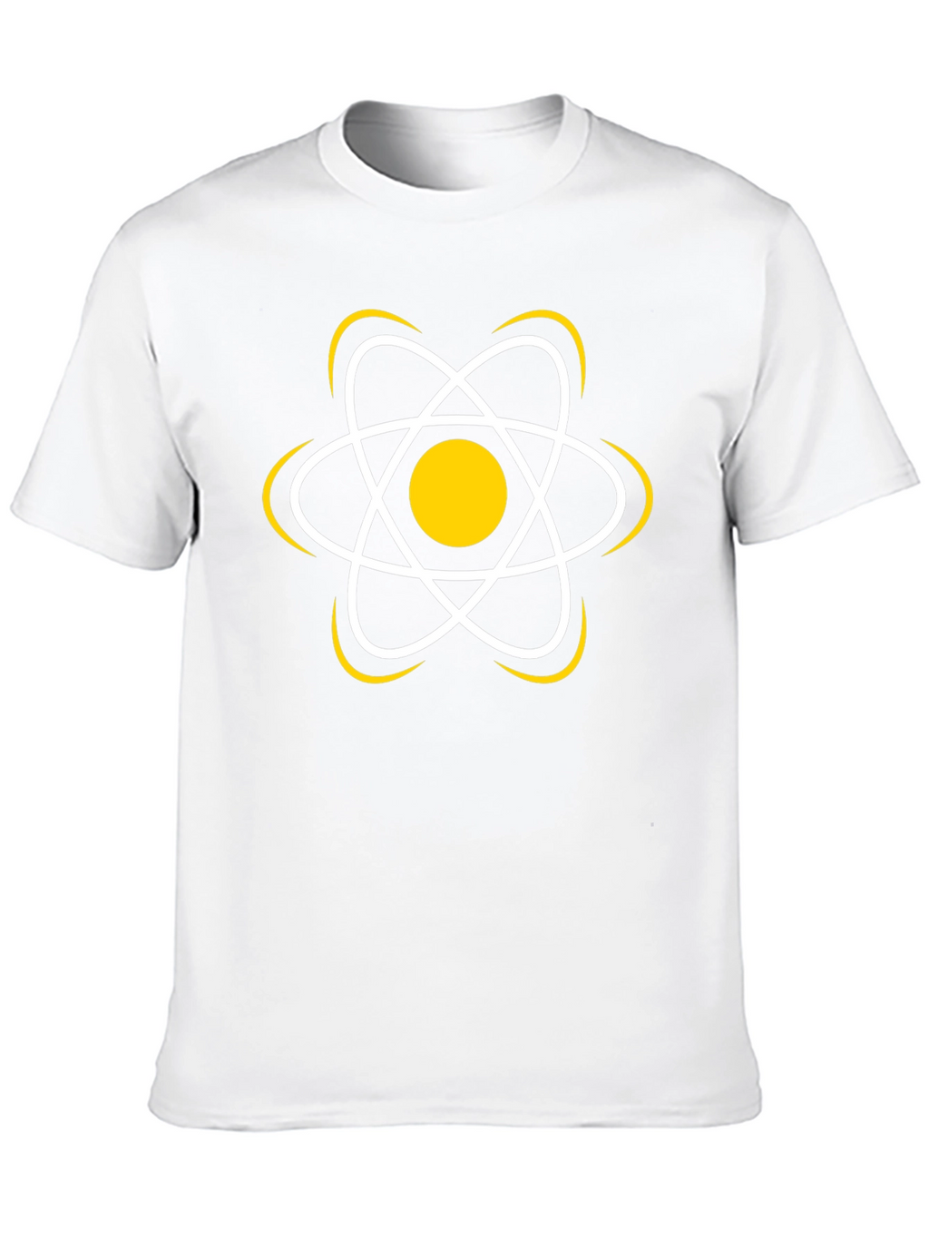 Science Atom Graphic T-Shirt - Black