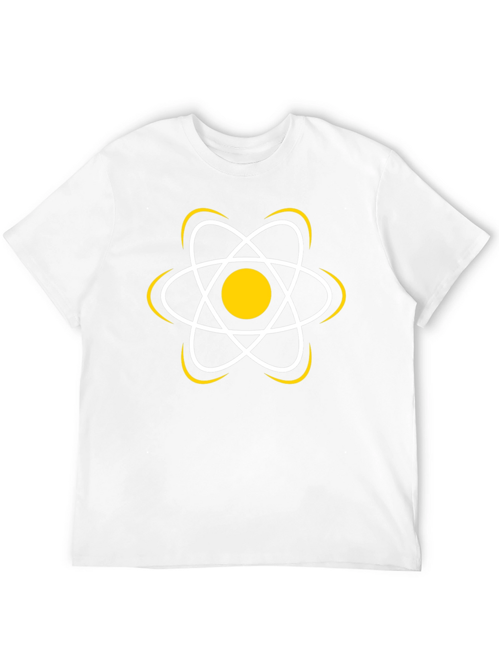 Science Atom Graphic T-Shirt - Black