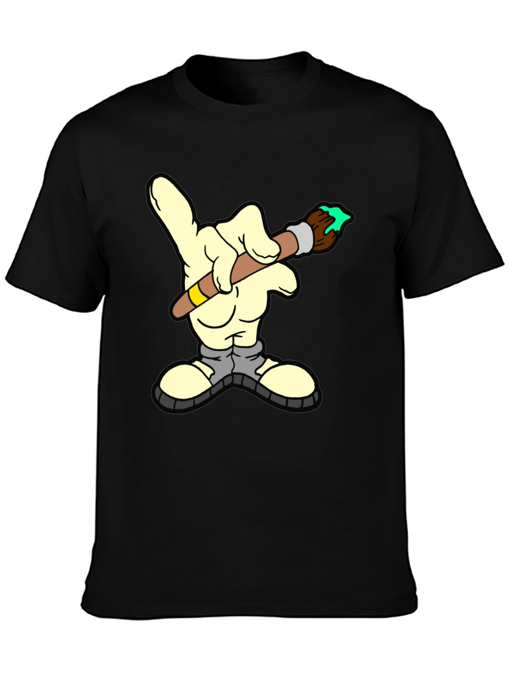 Cartoon Hand Painting T-Shirt