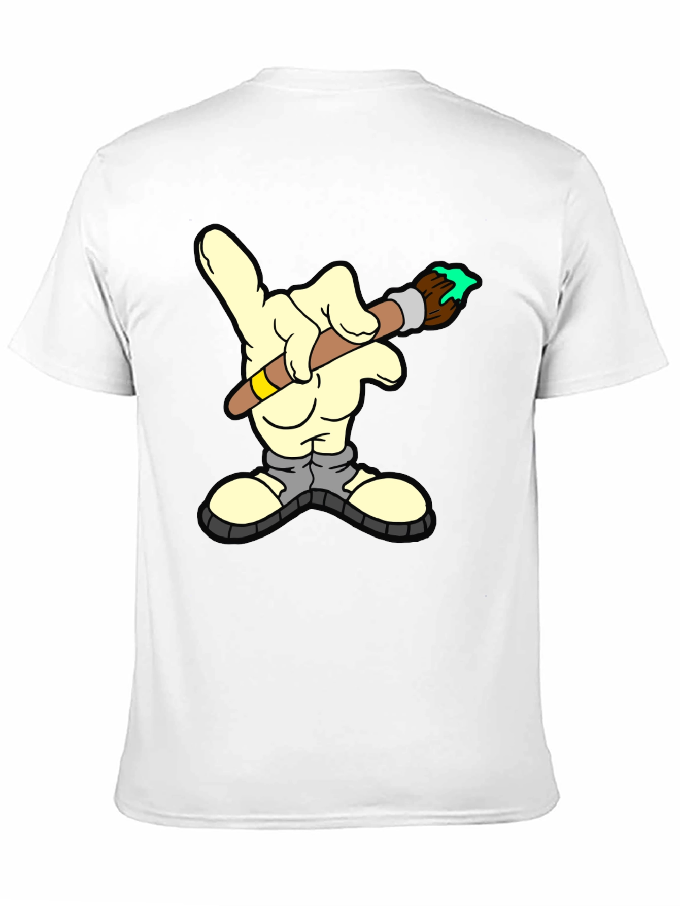 Cartoon Hand Painting T-Shirt