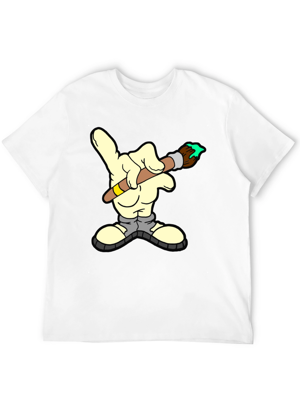 Cartoon Hand Painting T-Shirt