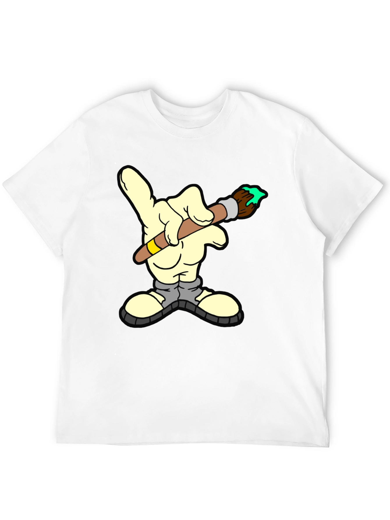Cartoon Hand Painting T-Shirt