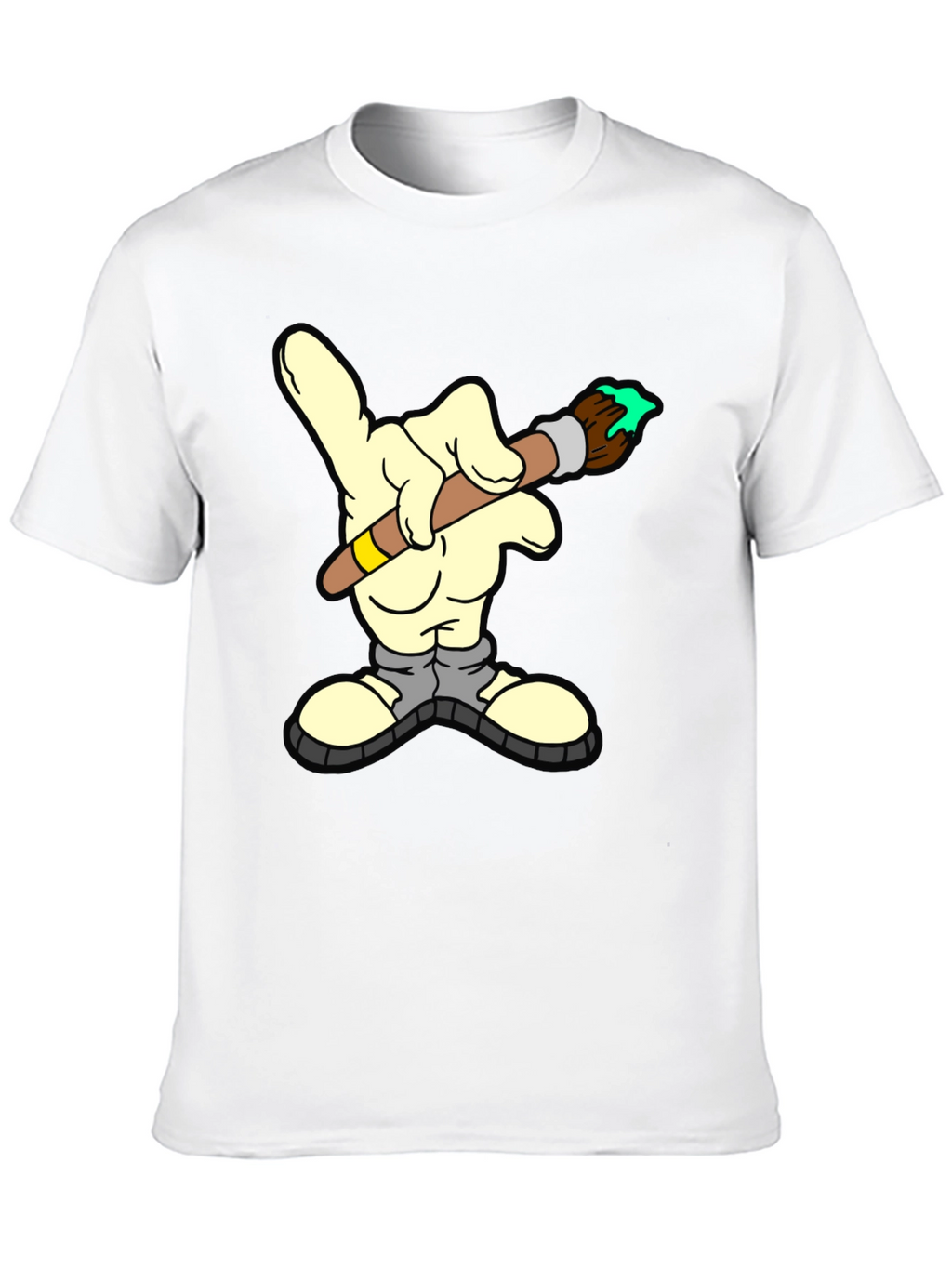 Cartoon Hand Painting T-Shirt