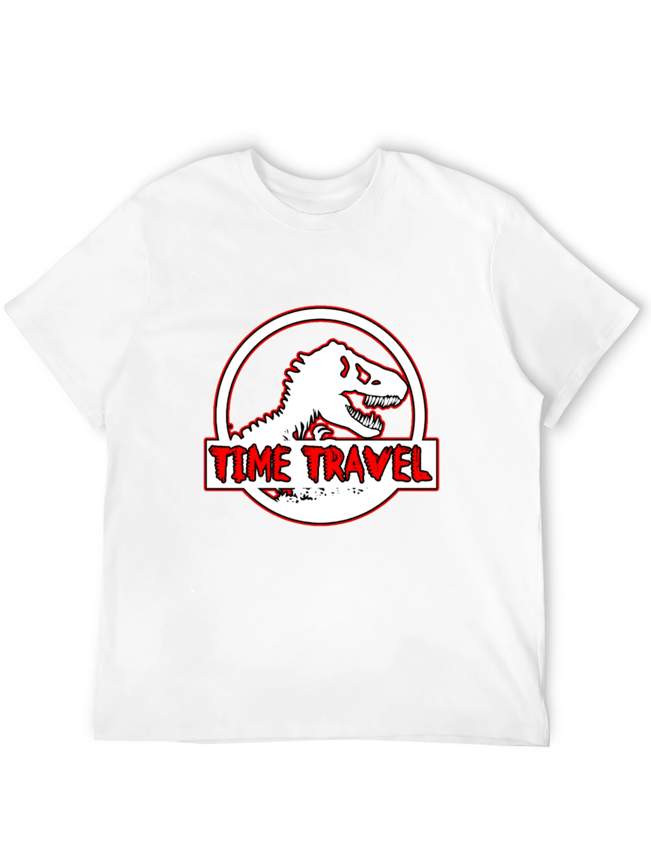 Time Travel Dinosaur Graphic Tee
