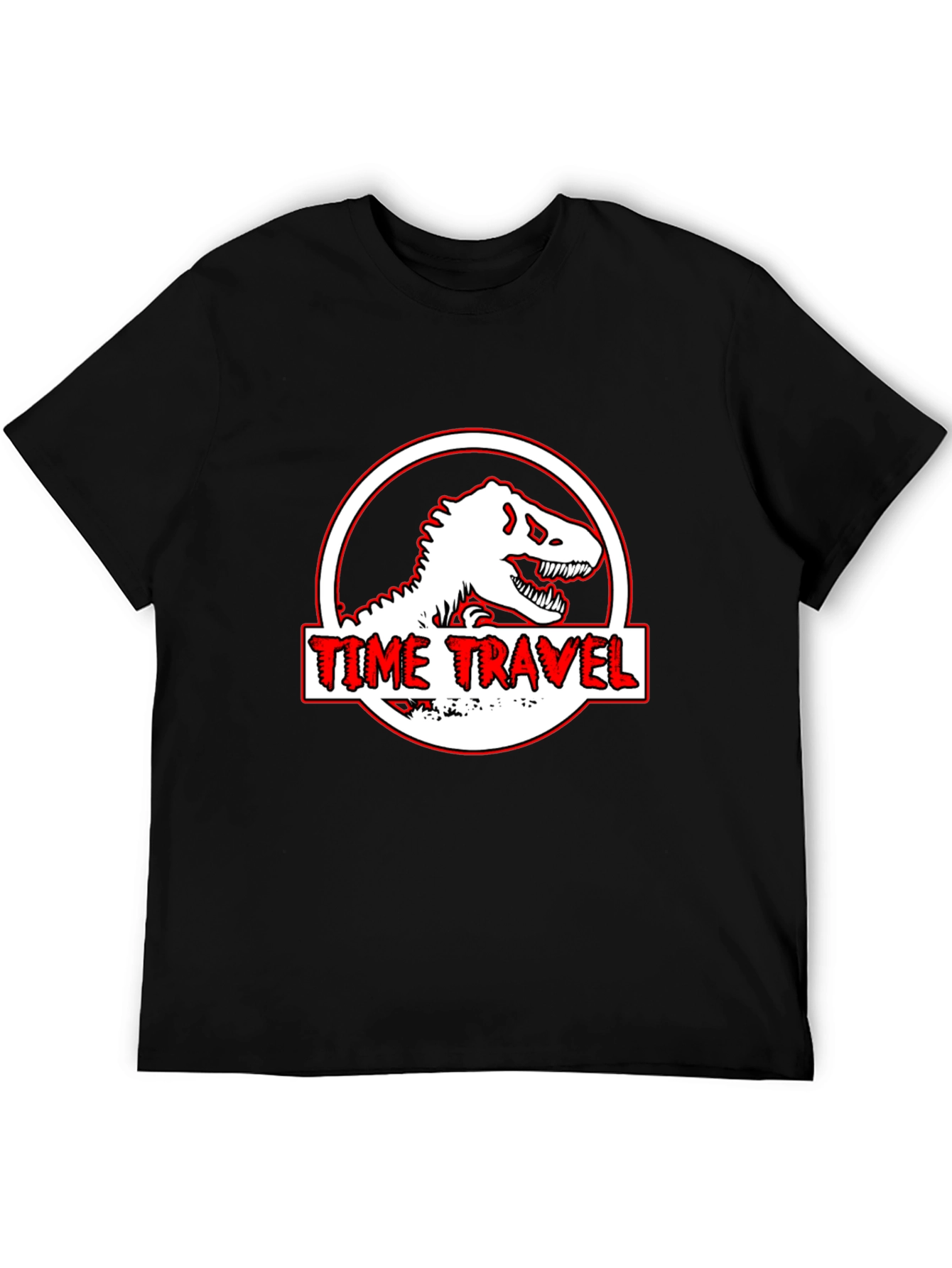 Time Travel Dinosaur Graphic Tee