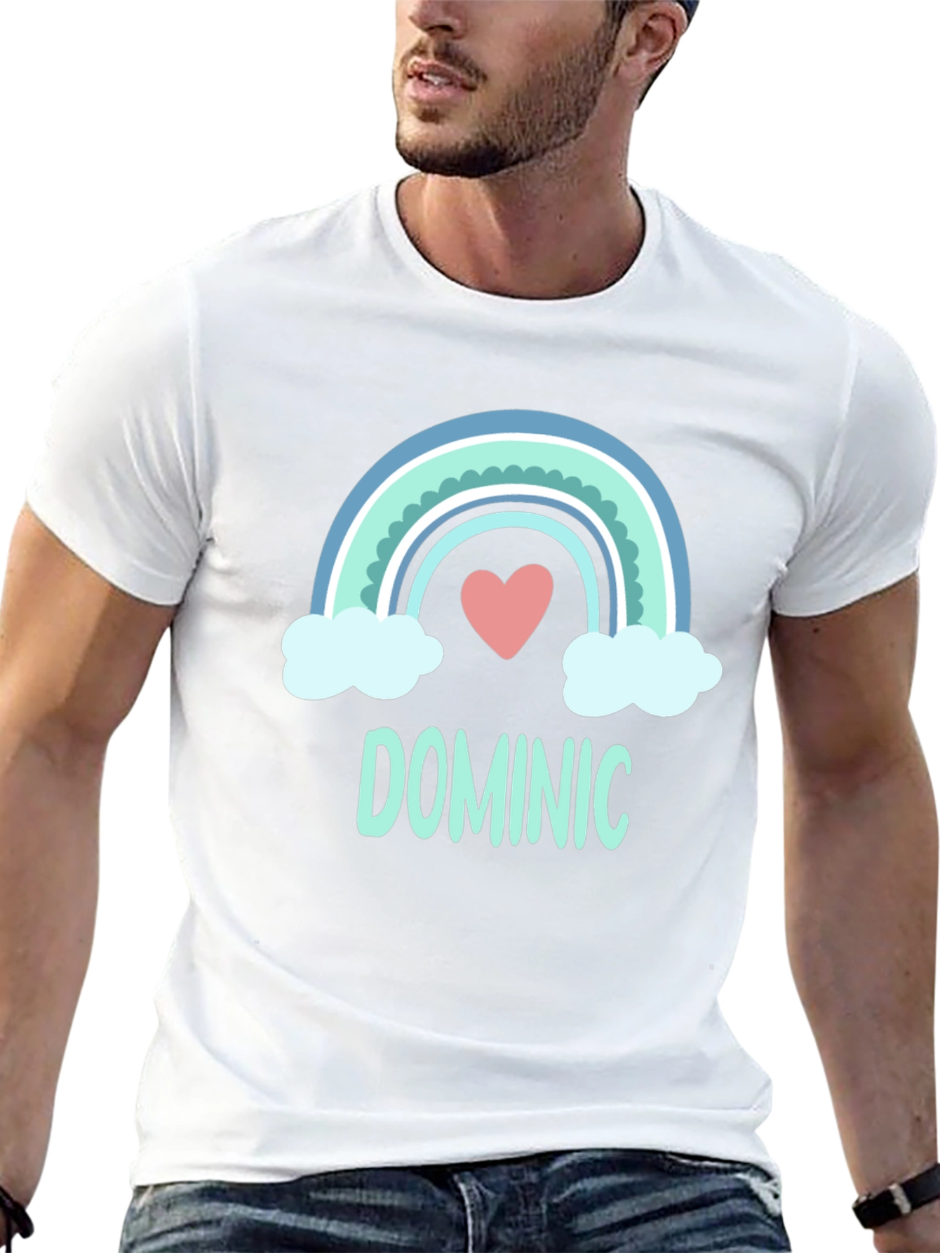 Dominic Rainbow Personalized T-Shirt