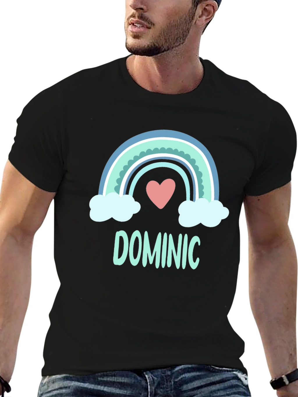Dominic Rainbow Personalized T-Shirt