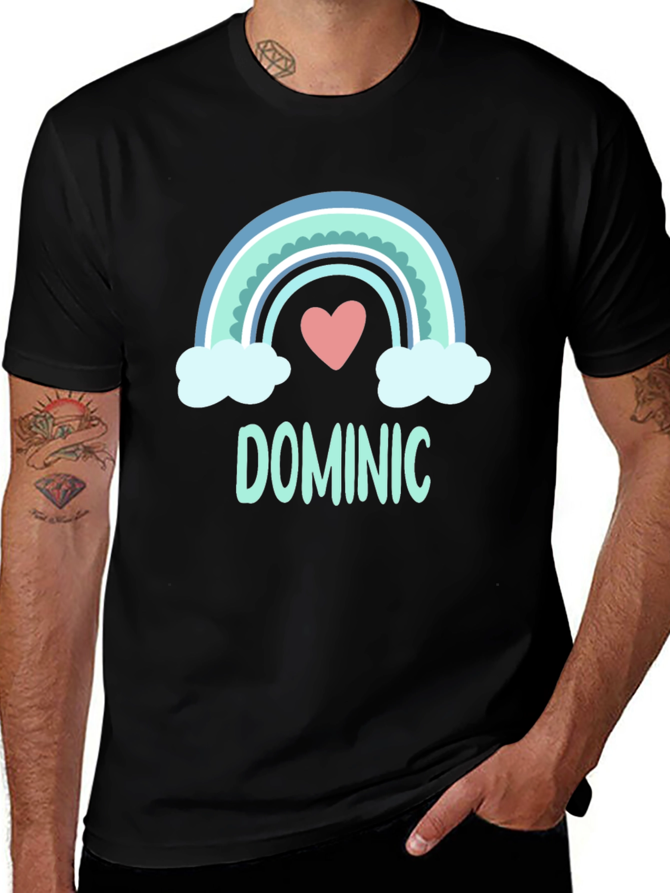 Dominic Rainbow Personalized T-Shirt
