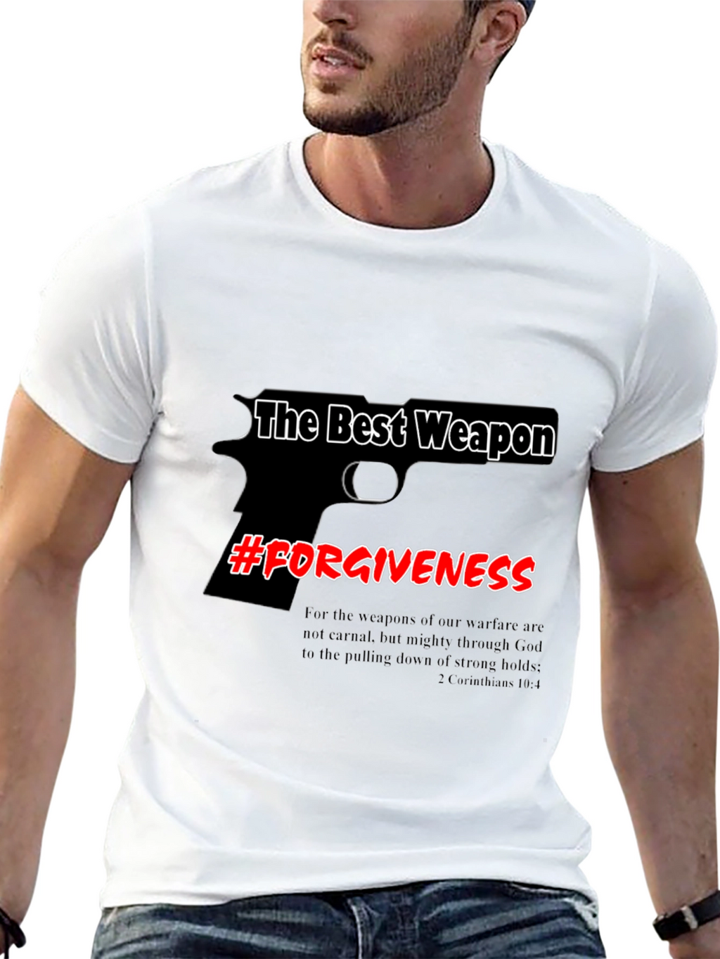 The Best Weapon Forgiveness Graphic Tee