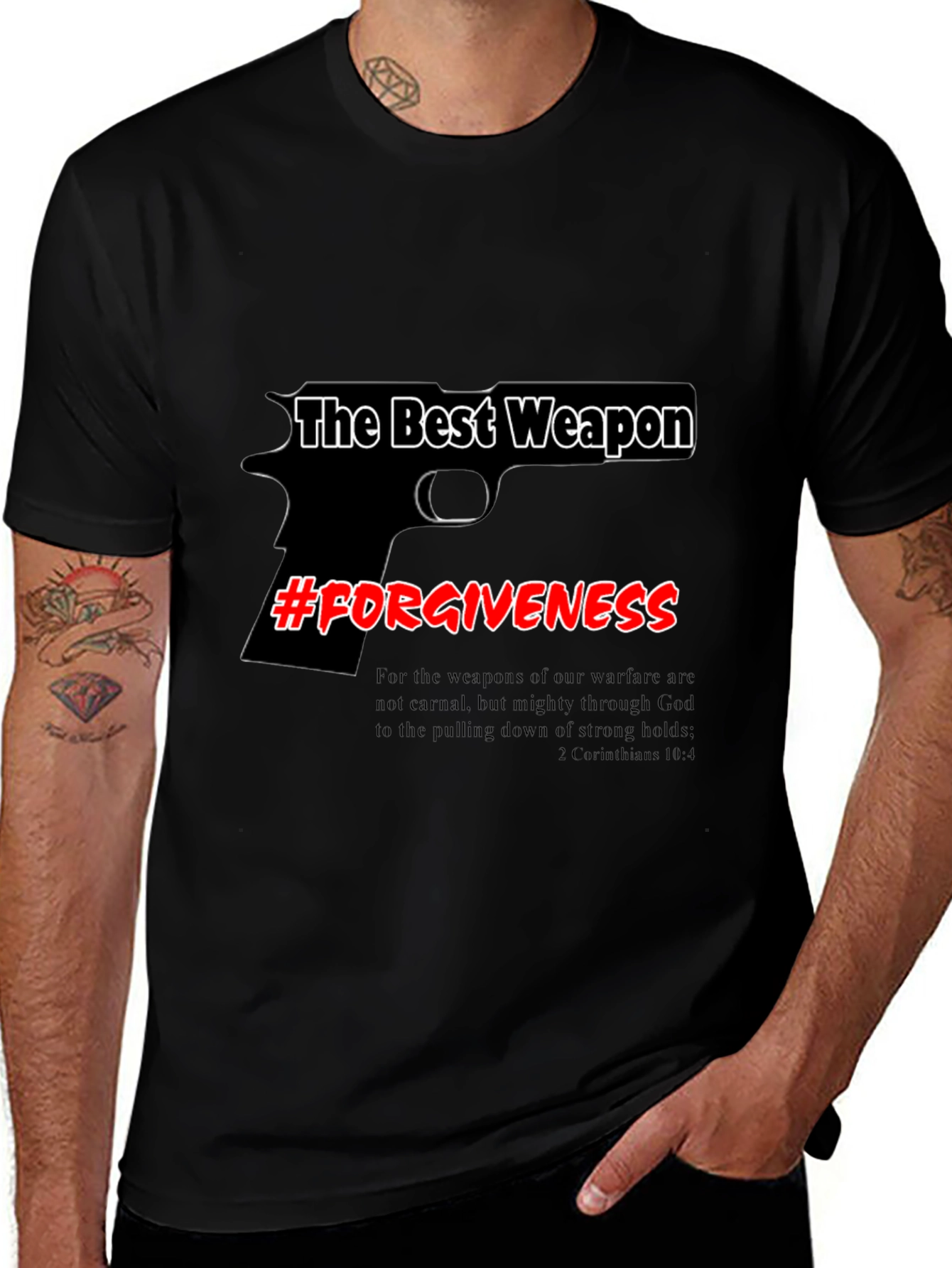 The Best Weapon Forgiveness Graphic Tee