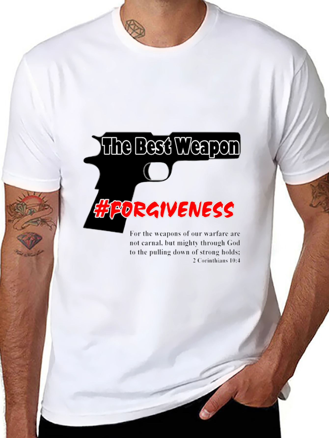 The Best Weapon Forgiveness Graphic Tee