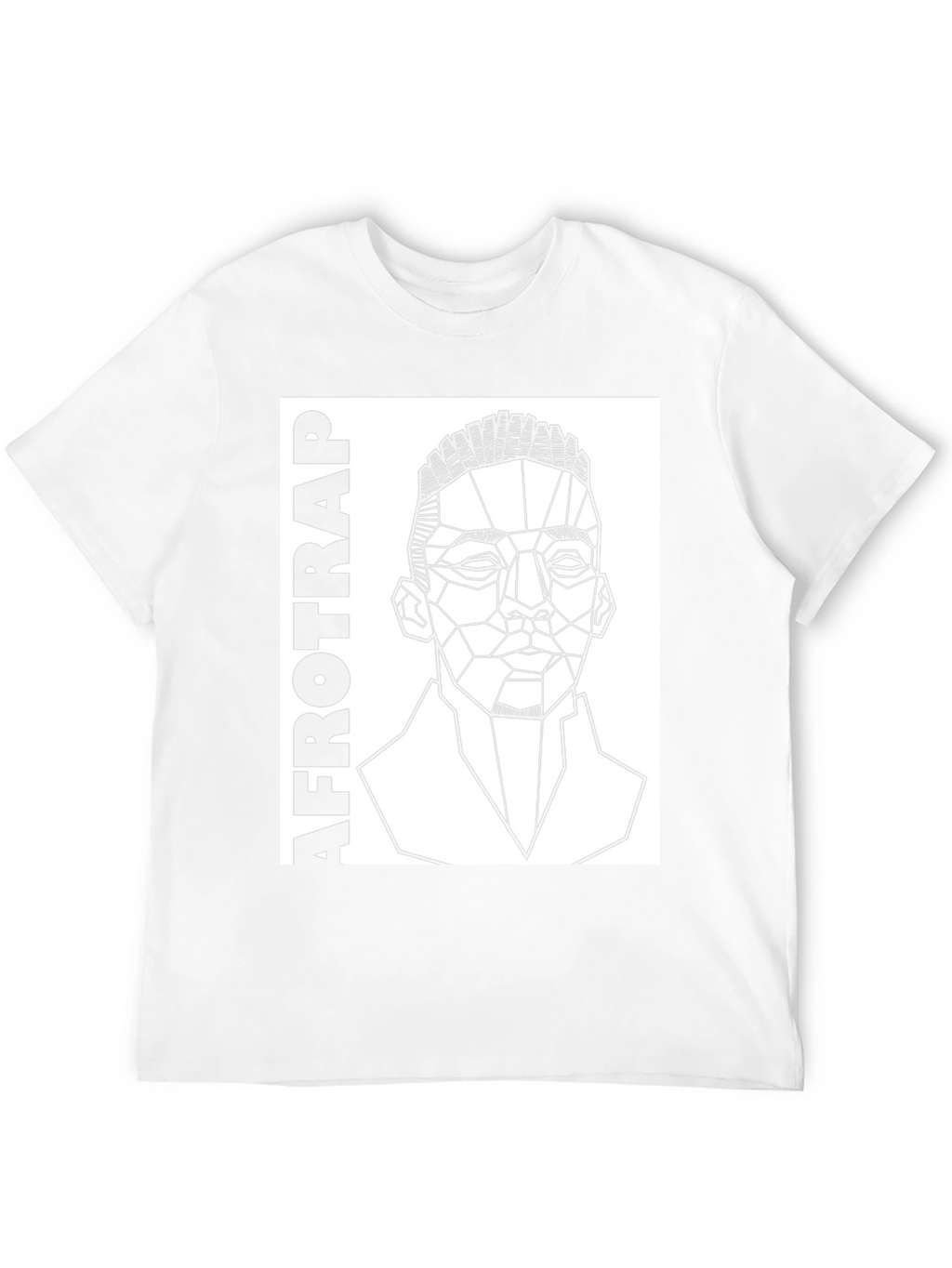 Afrotrap Geometric Graphic Tee - Black
