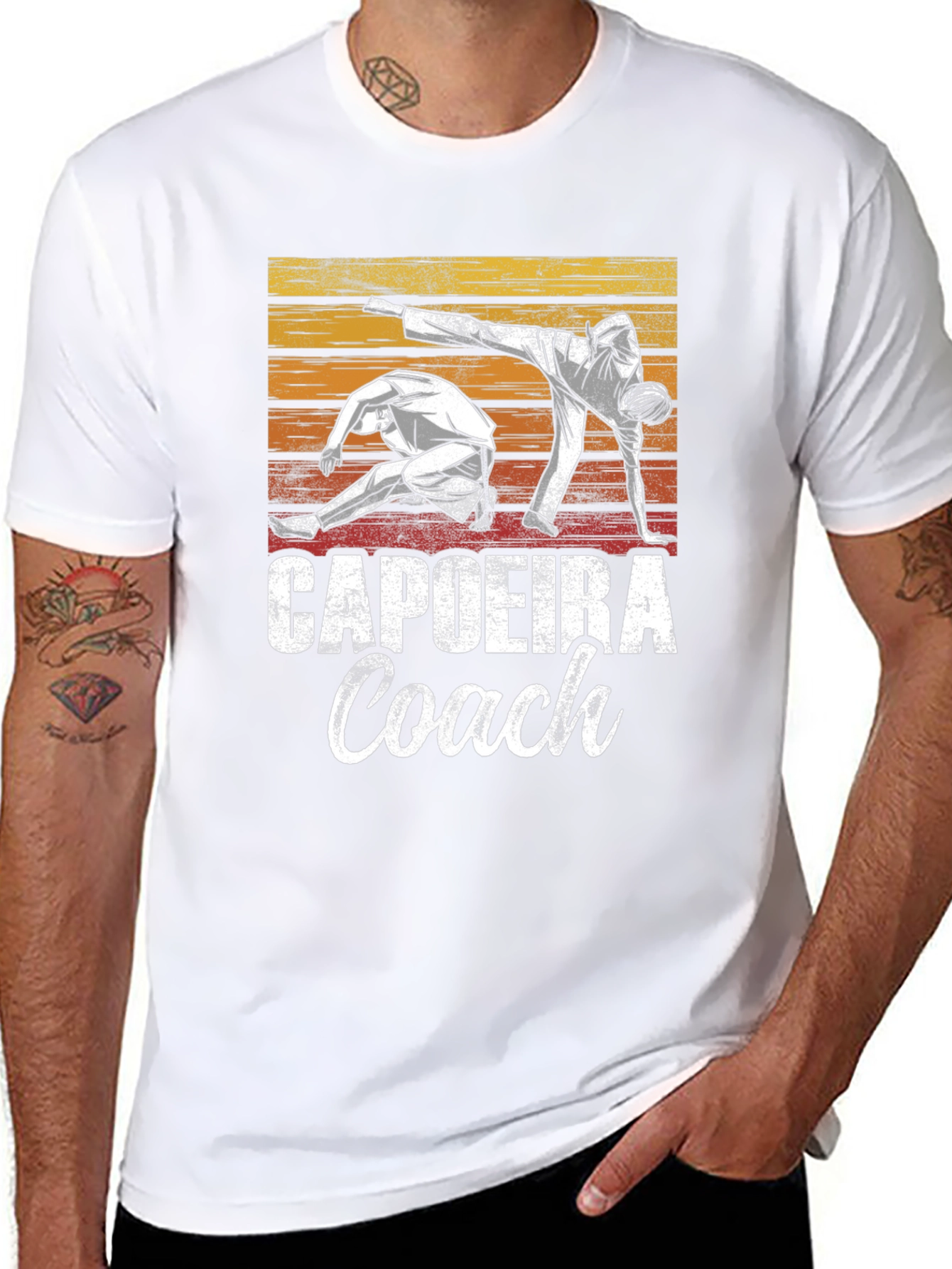 Capoeira Coach T-Shirt - Martial Arts Training Tee