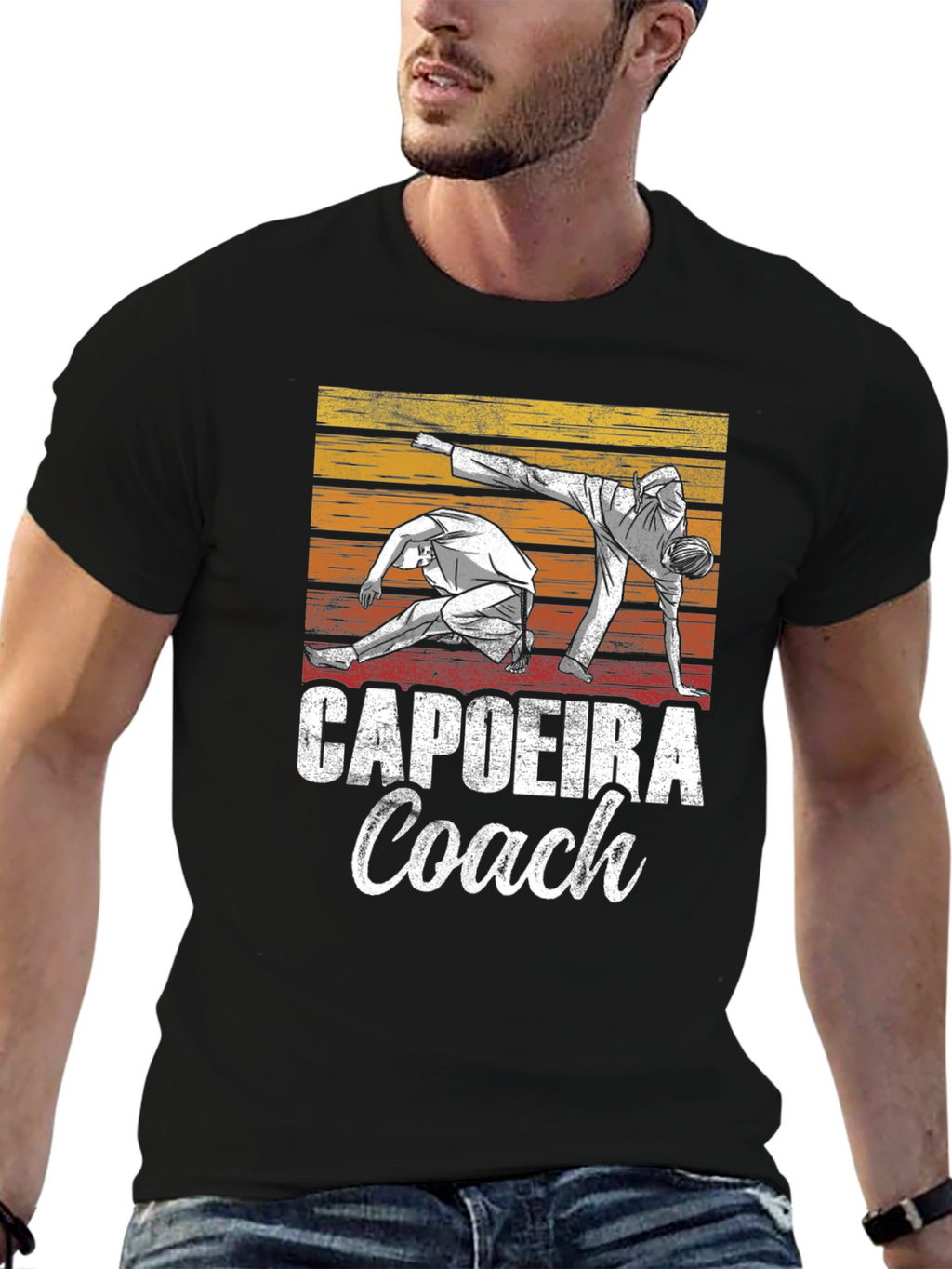 Capoeira Coach T-Shirt - Martial Arts Training Tee